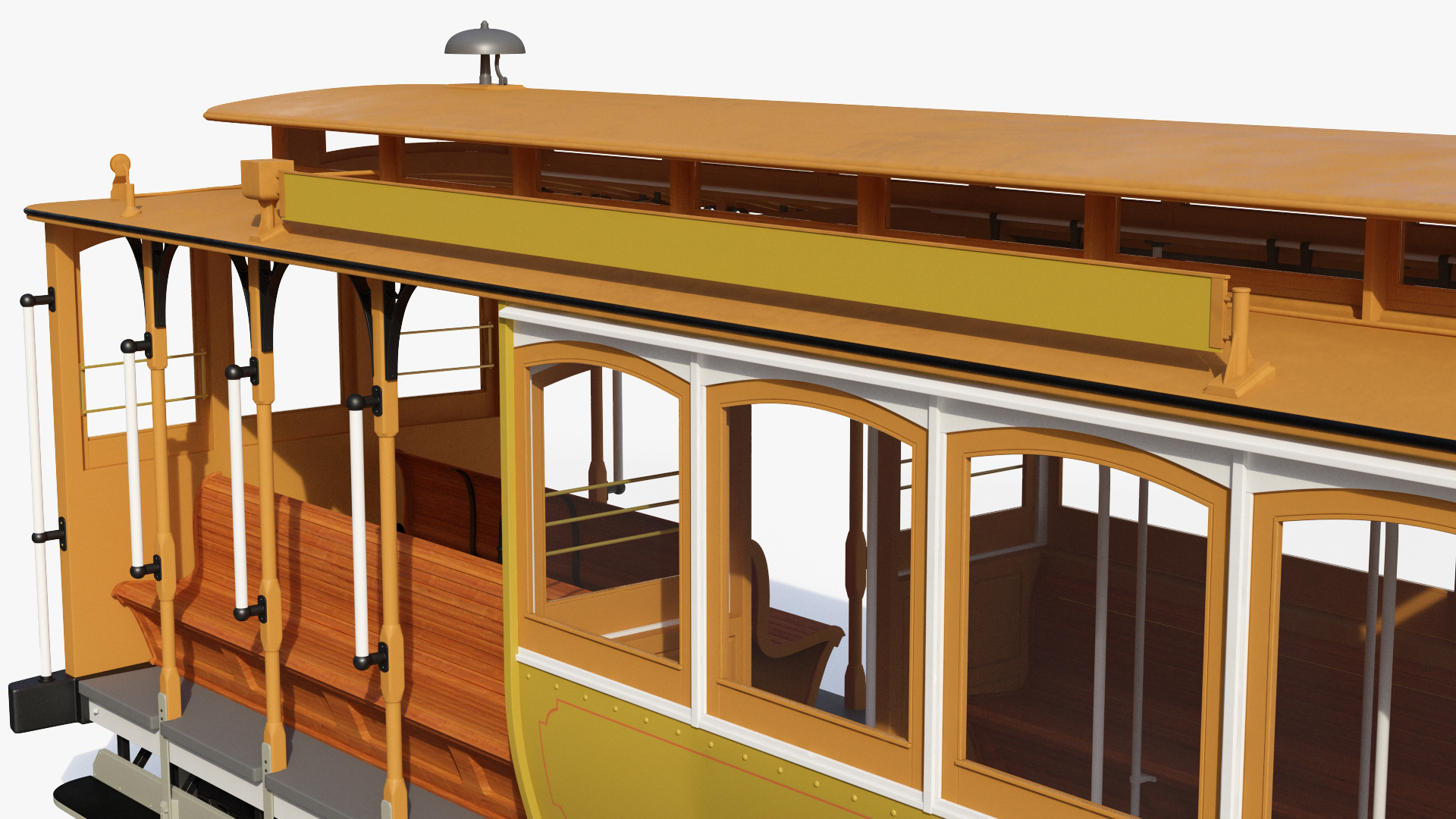 Vintage Cable Car 3D