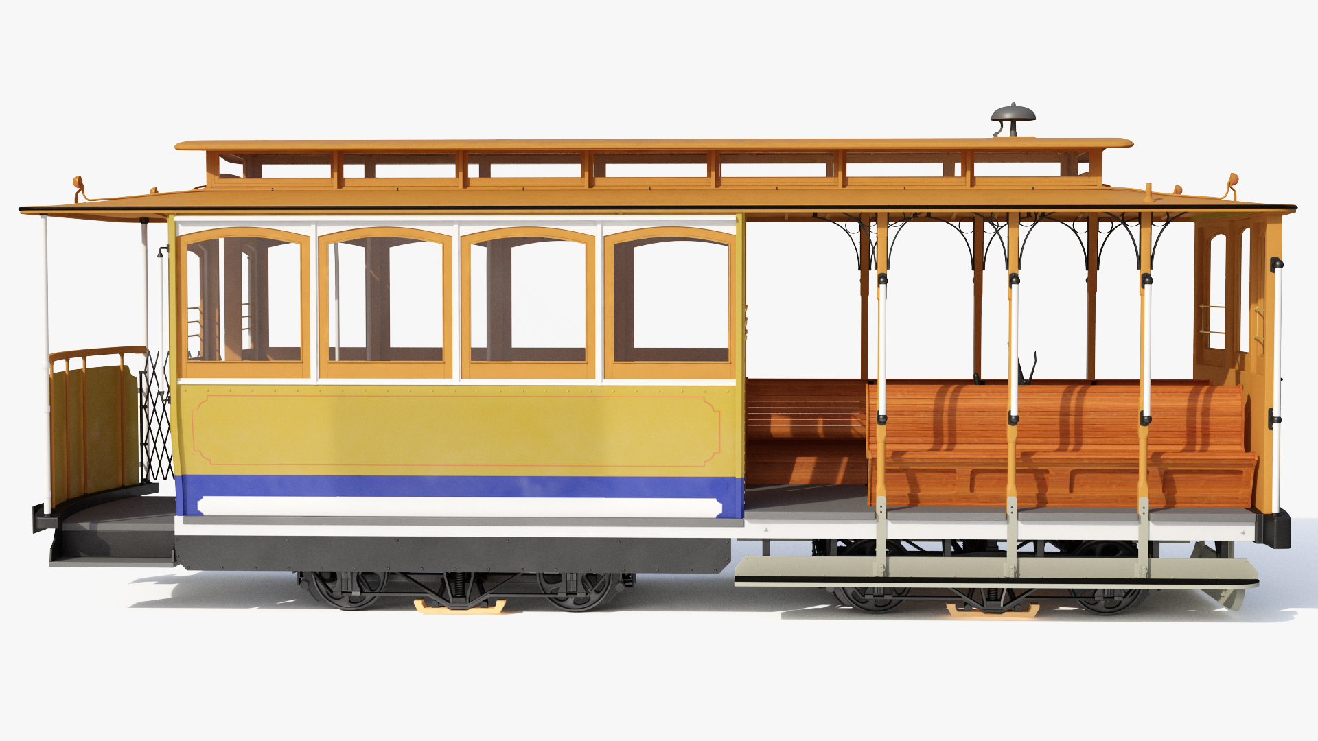 Vintage Cable Car 3D