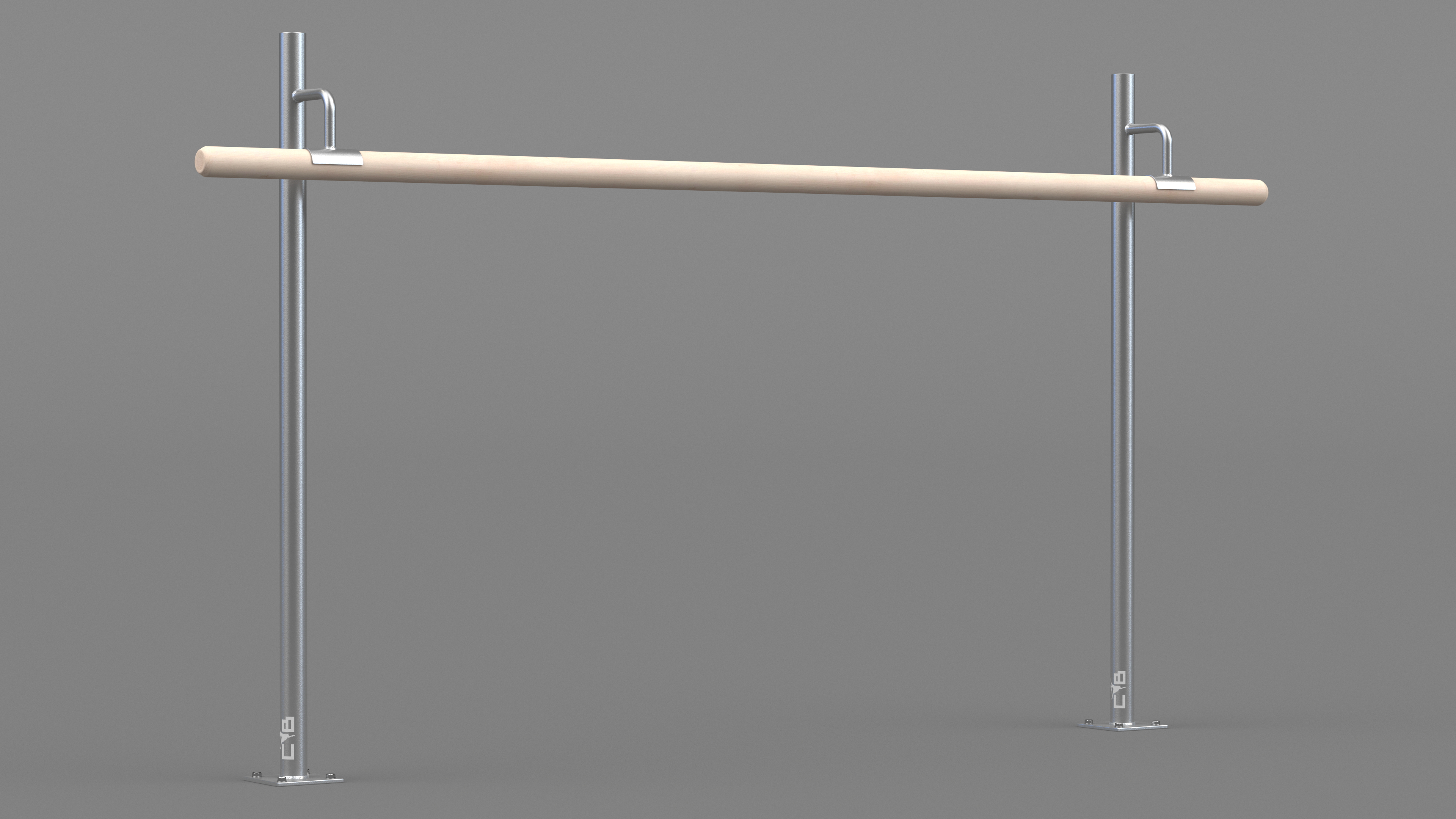 3D Floor Mounted Ballet Barre