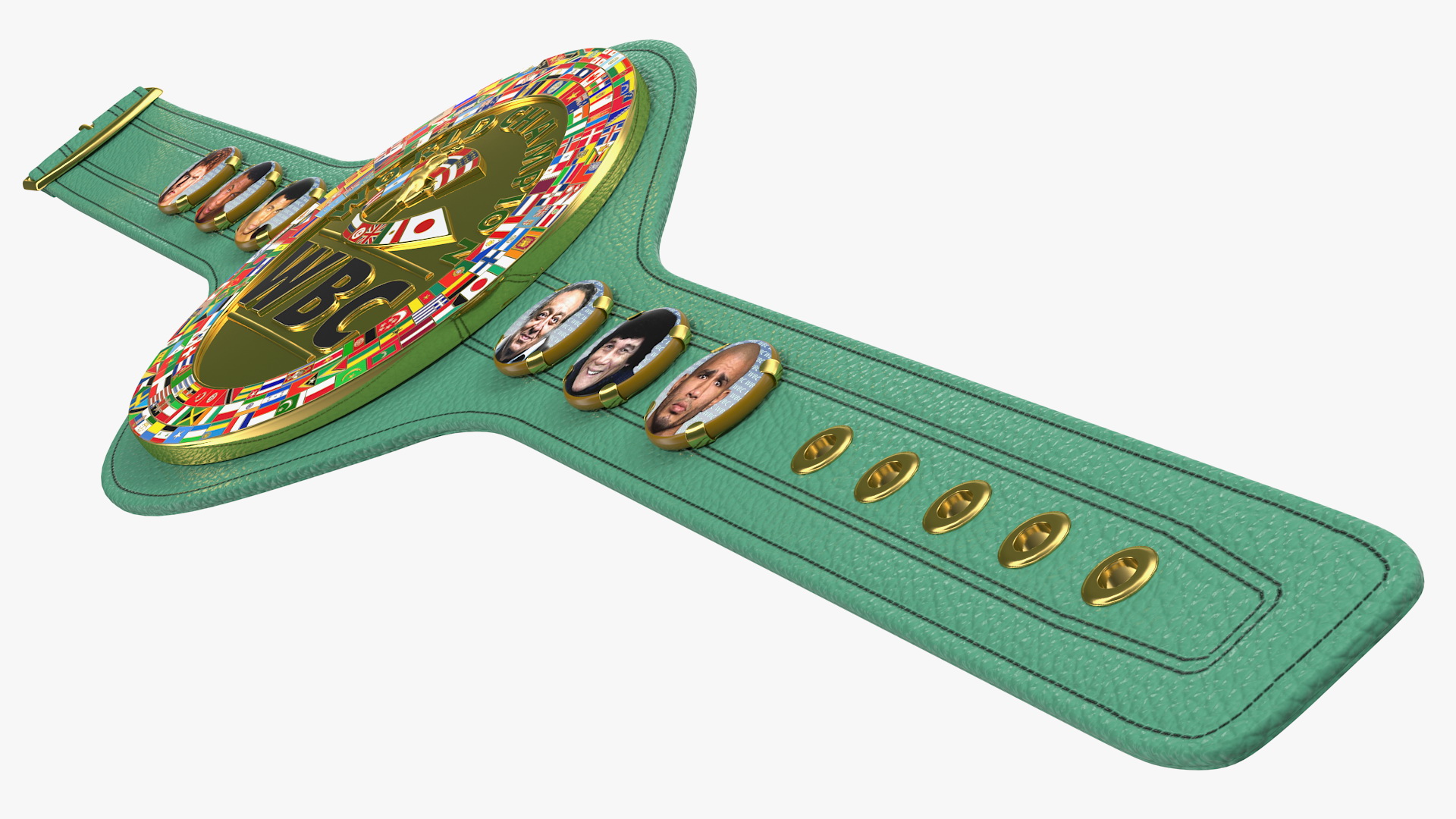 3D WBC Championship Boxing Belt model