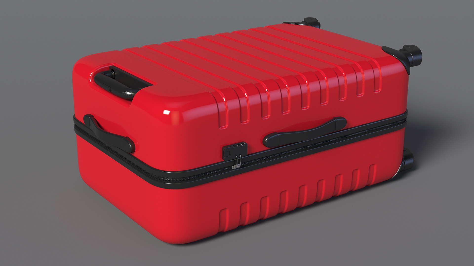 3D Hard Shell Rolling Luggage