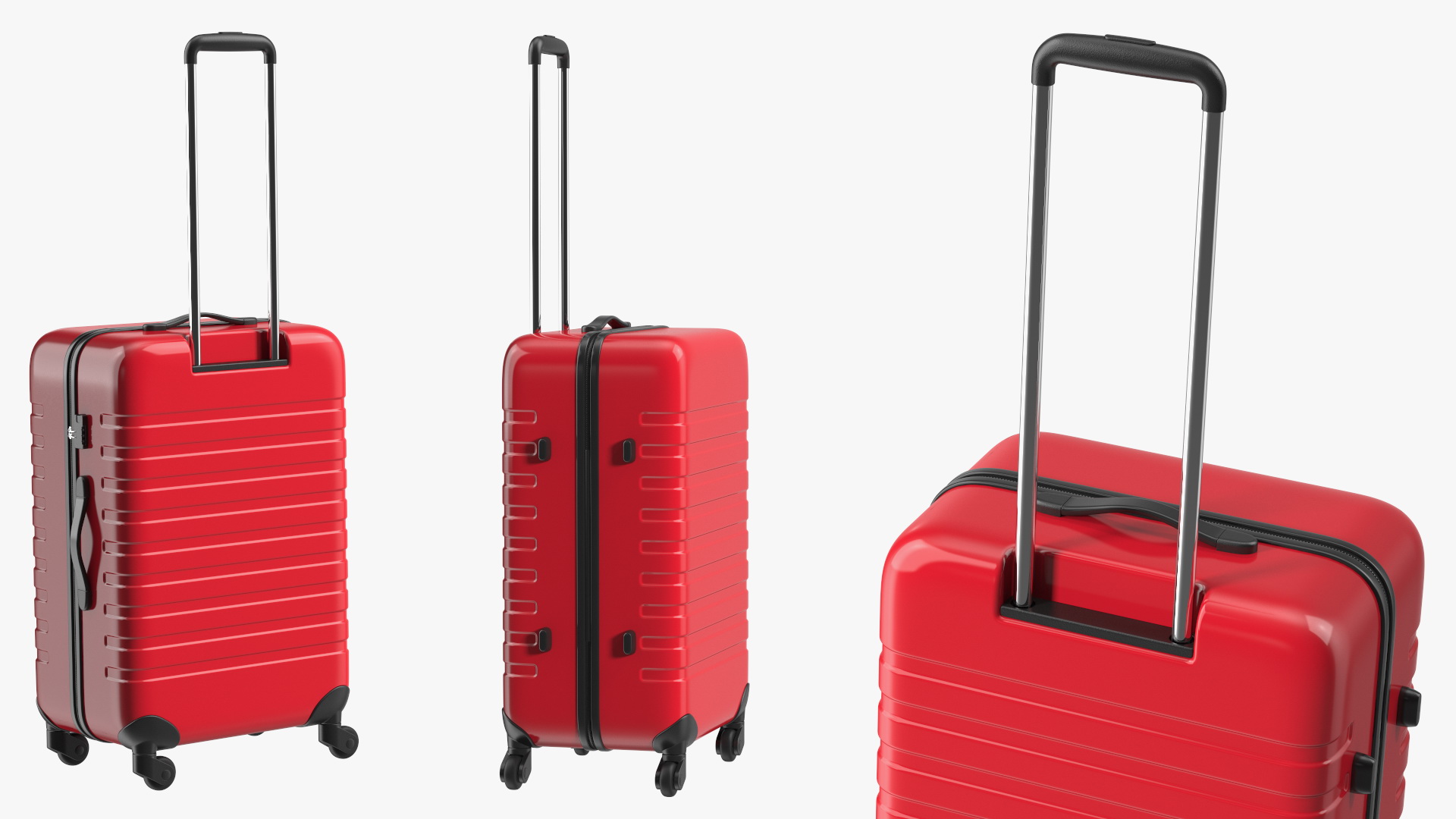 3D Hard Shell Rolling Luggage