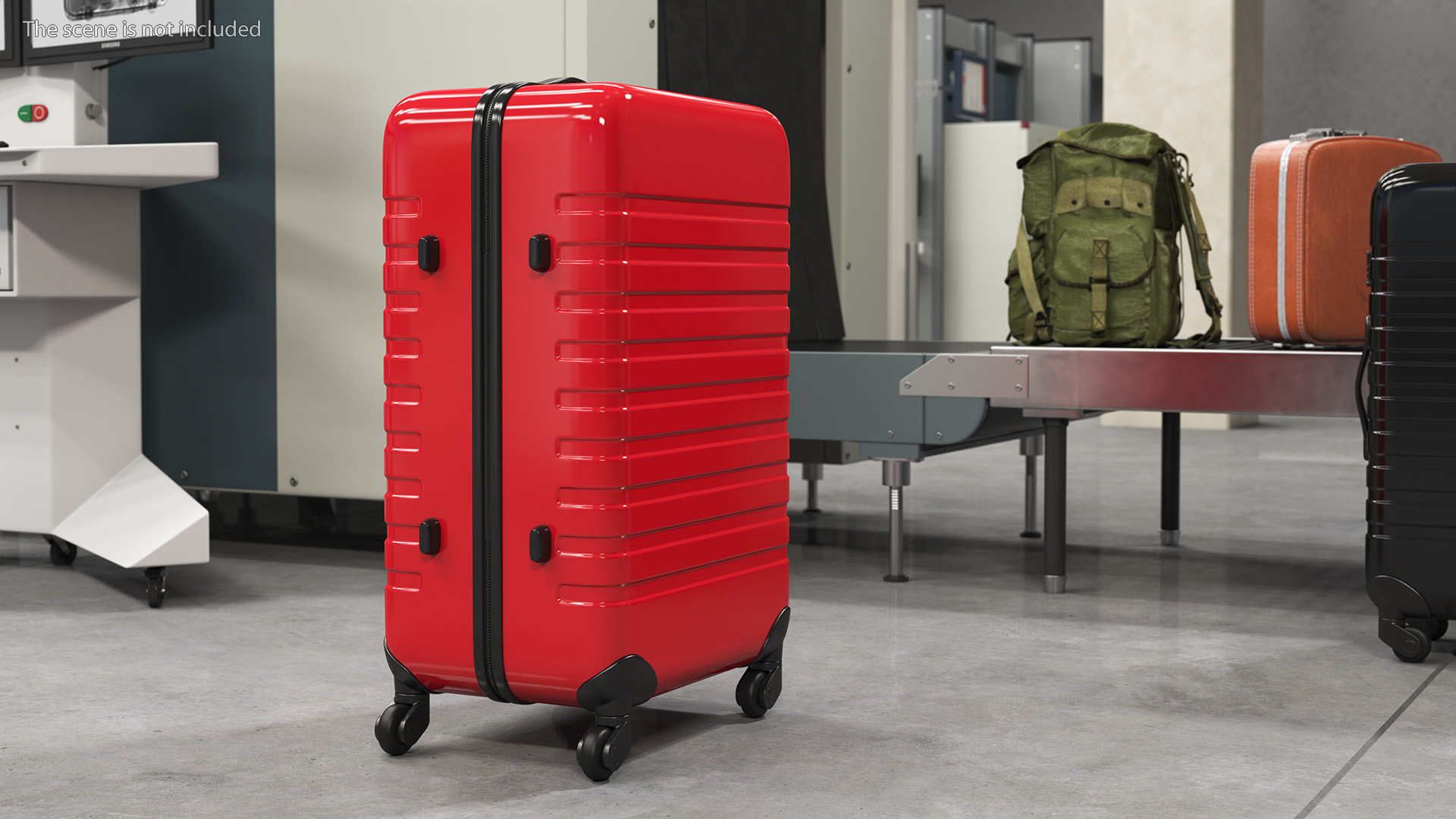 3D Hard Shell Rolling Luggage