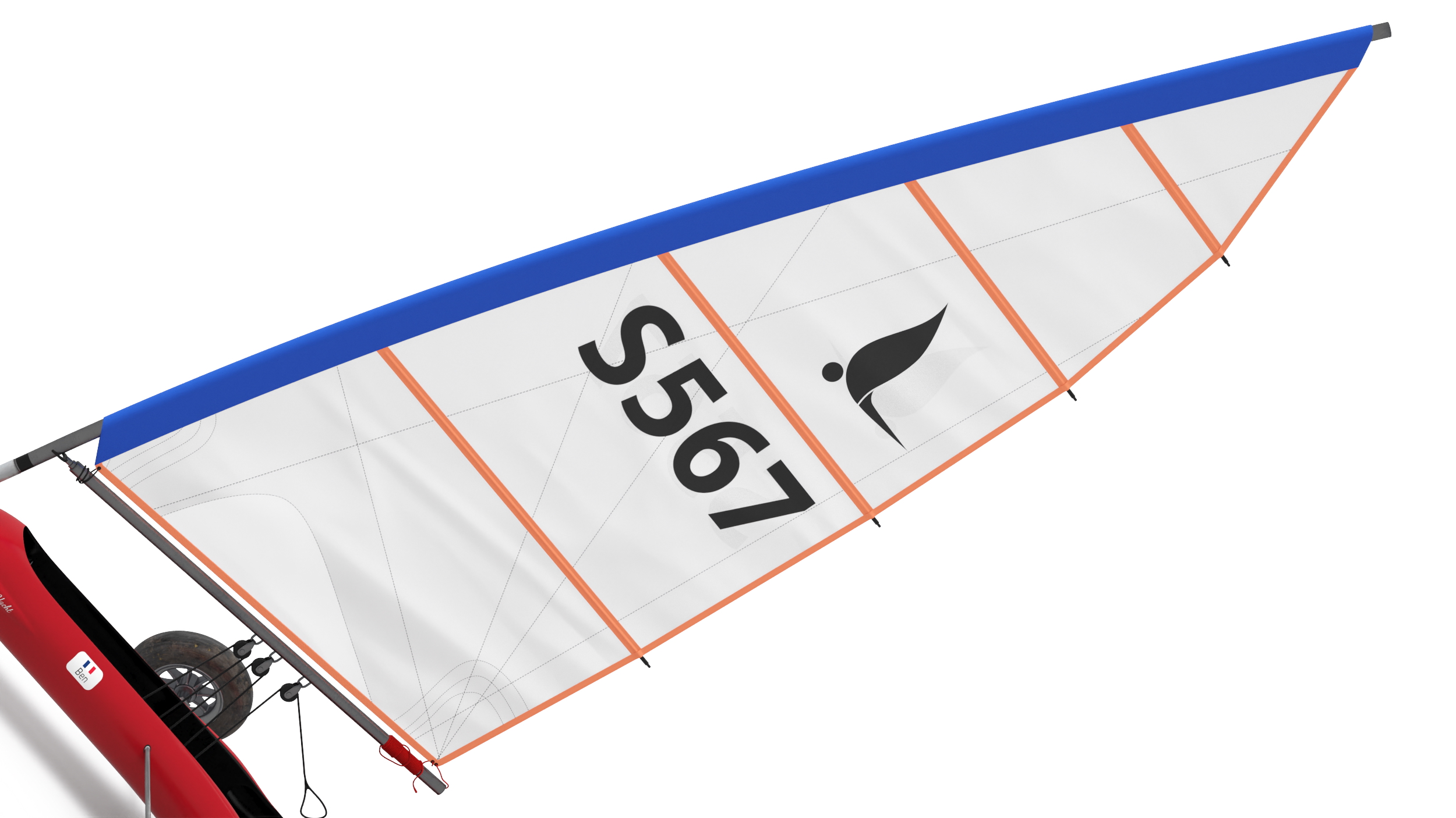 Land Mini Yacht Rigged 3D
