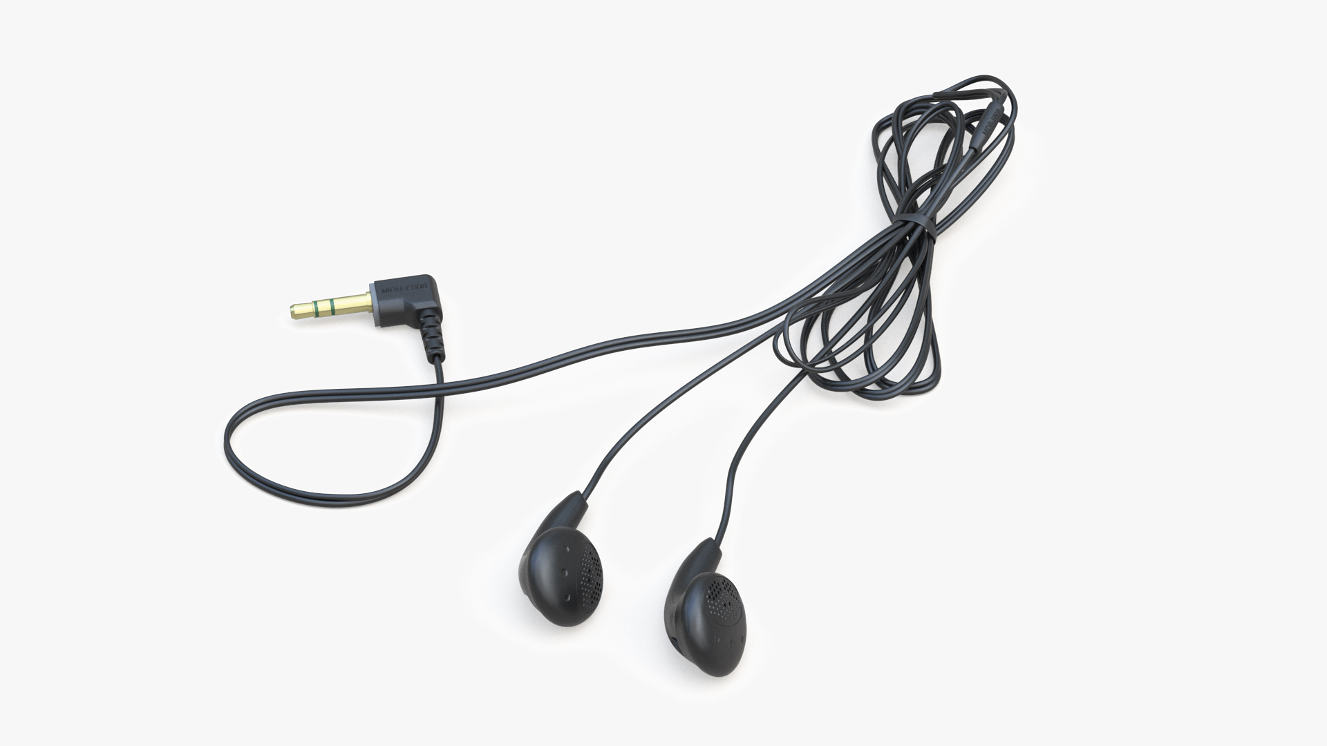 3D Vintage Wired In-Ear Headphones