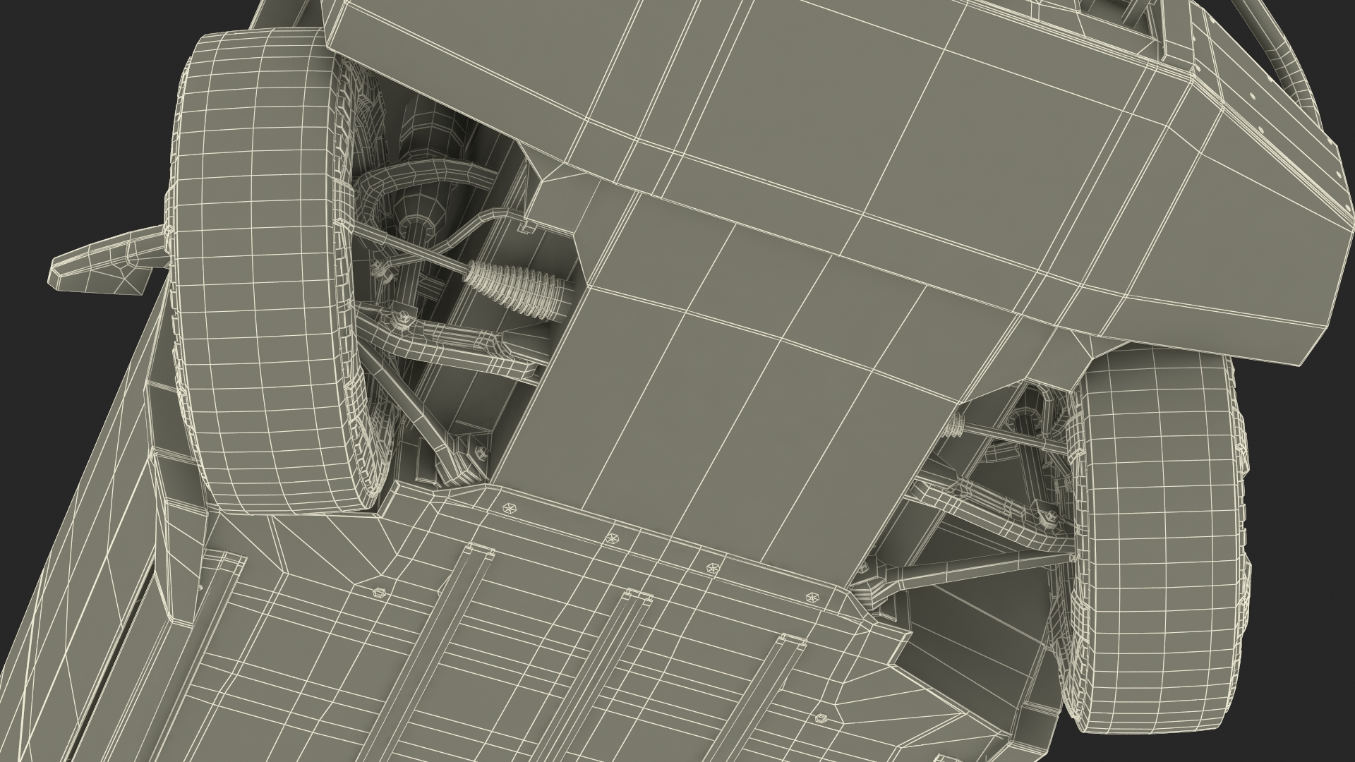 Tesla Cybertruck NYPD Rigged for Cinema 4D 3D