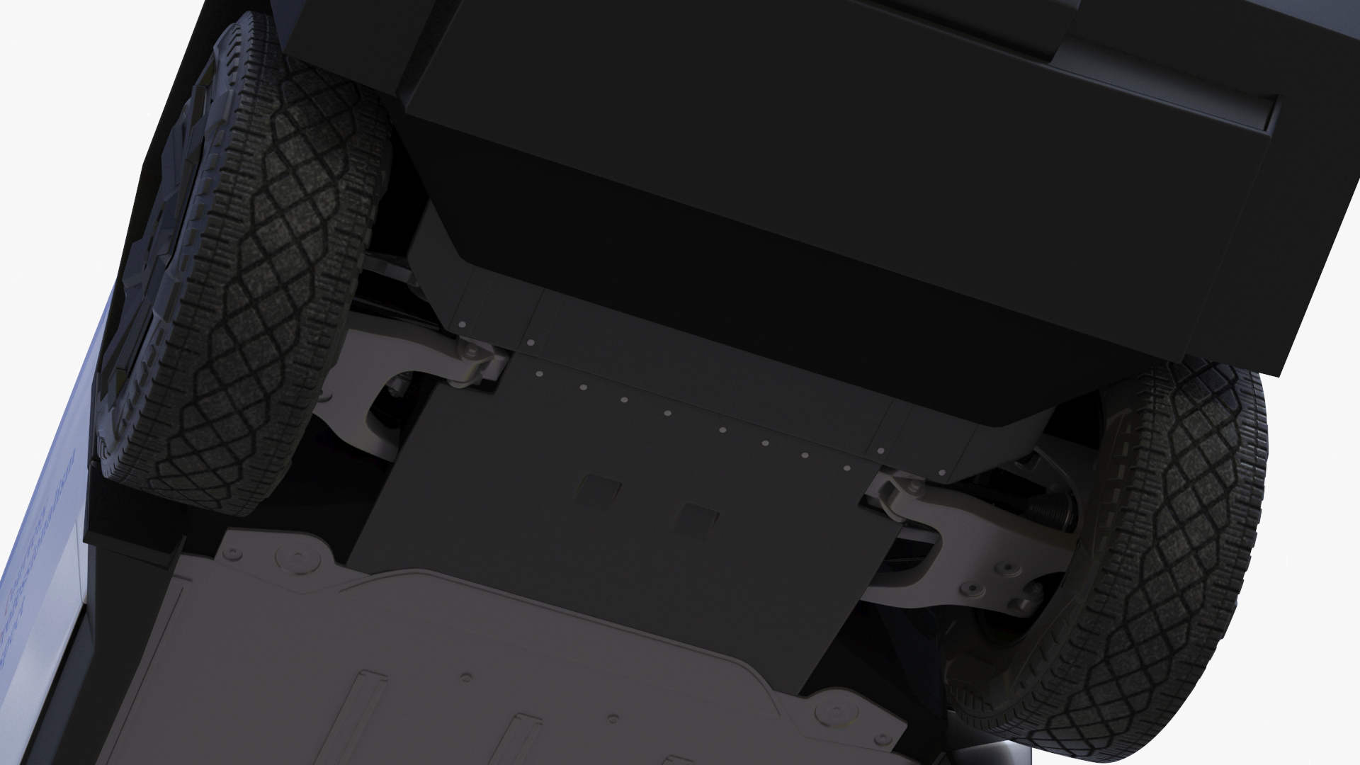 Tesla Cybertruck NYPD Rigged for Cinema 4D 3D