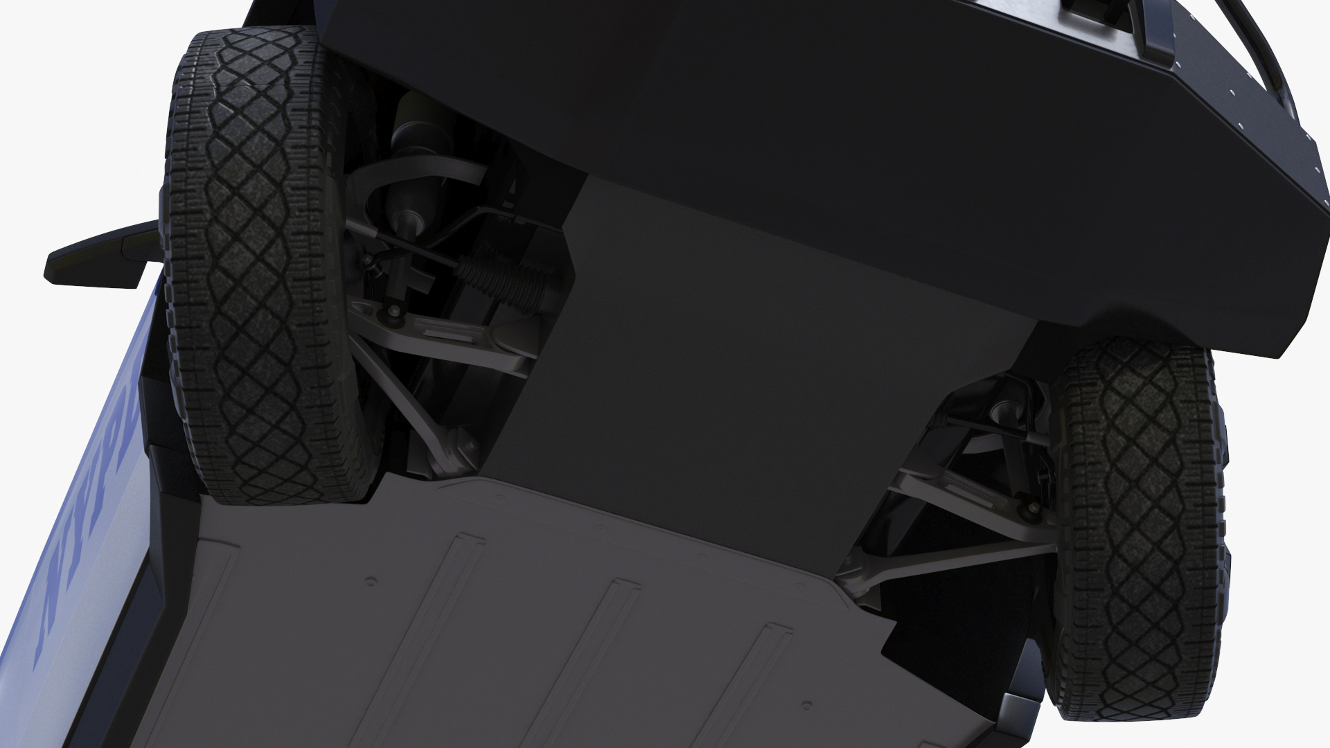 Tesla Cybertruck NYPD Rigged for Cinema 4D 3D