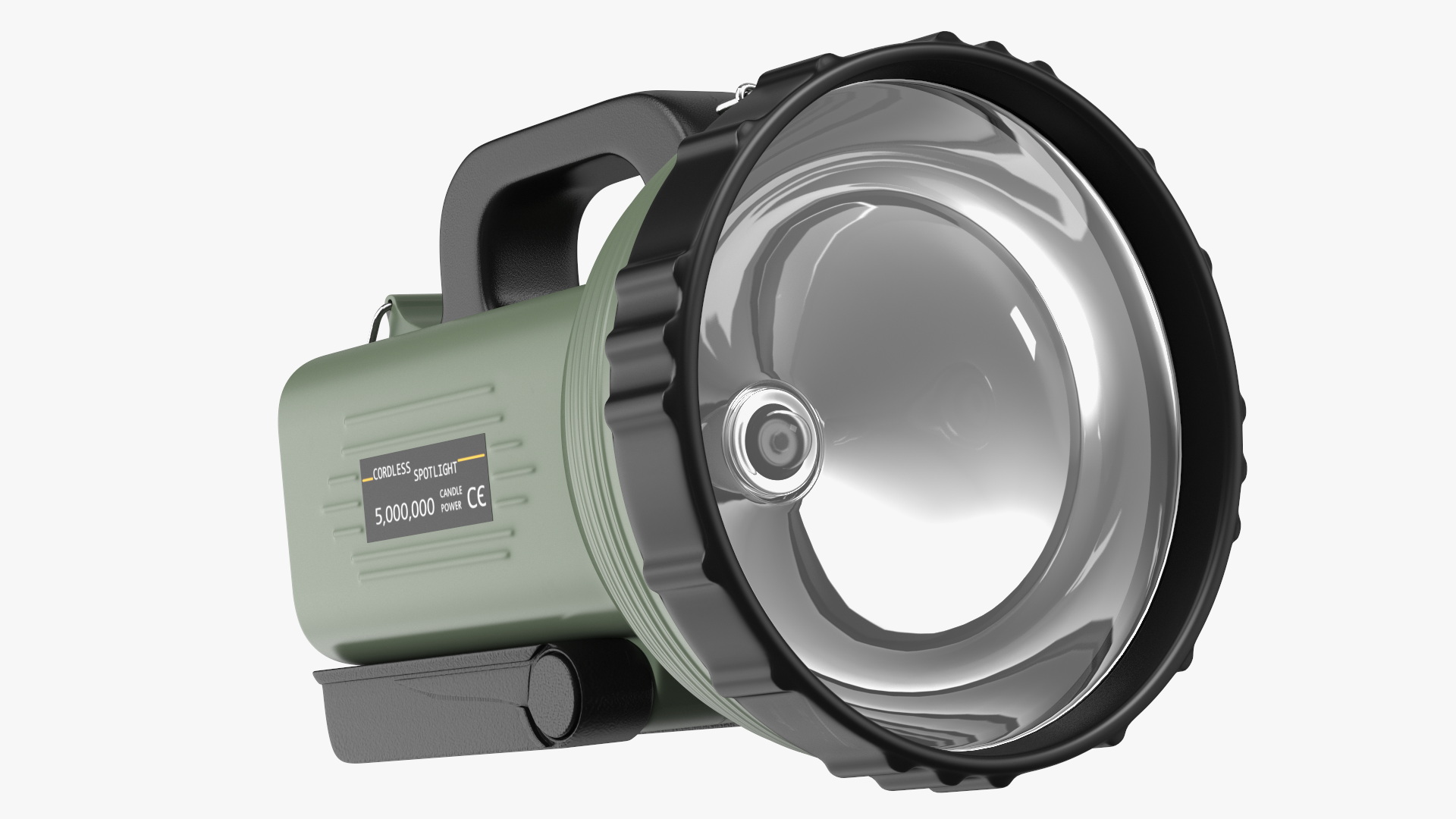 3D LED Portable Rechargeable Spotlight Flashlight