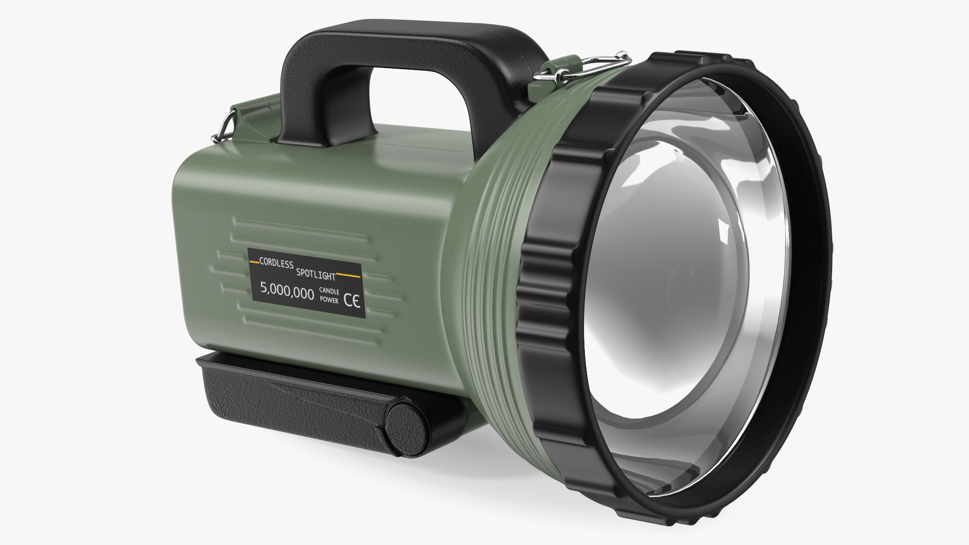 3D LED Portable Rechargeable Spotlight Flashlight