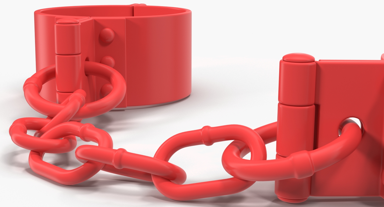 Old Prisoners Shackles 3D