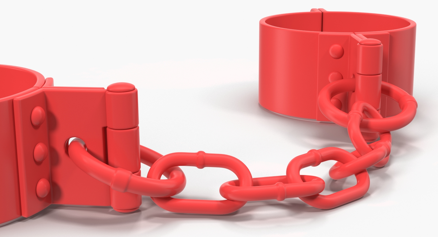 Old Prisoners Shackles 3D