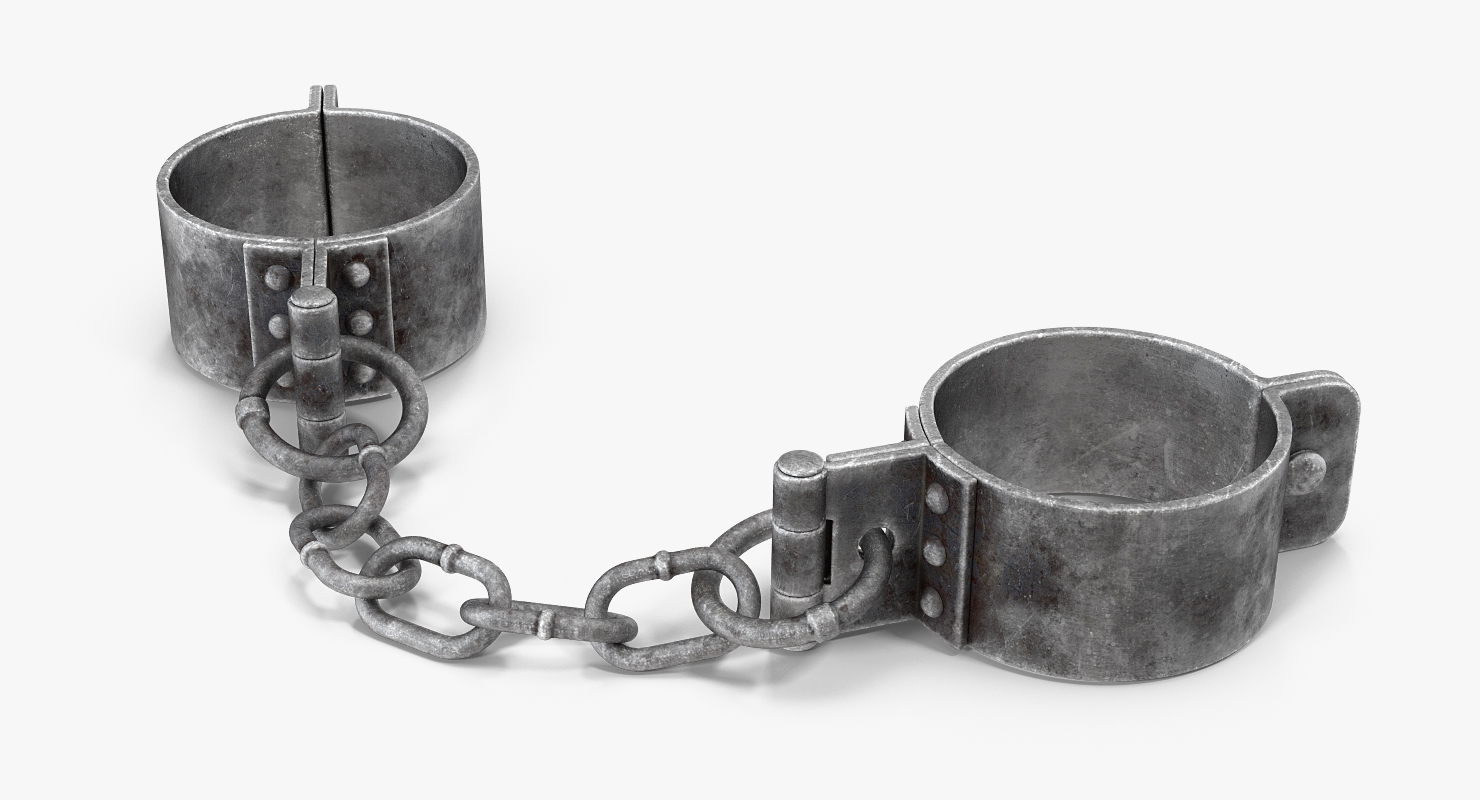 Old Prisoners Shackles 3D