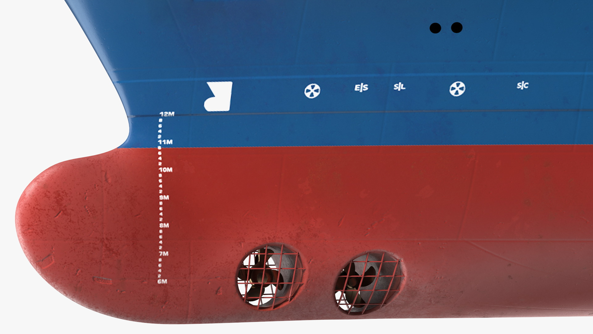 3D Handling Tug Vessel with Arthropod 600 Subsea Pipeline Trencher model