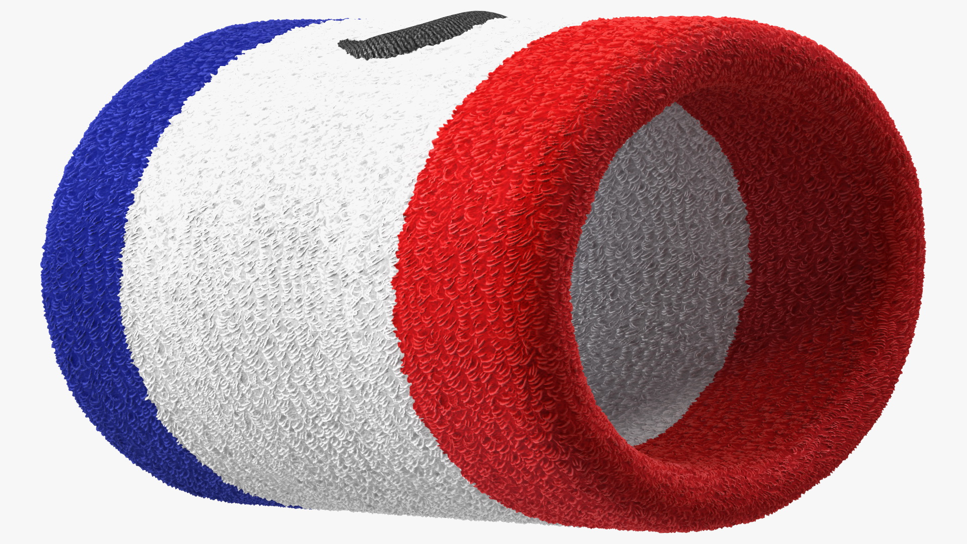 Nike Swoosh Wristband Colored 3D model