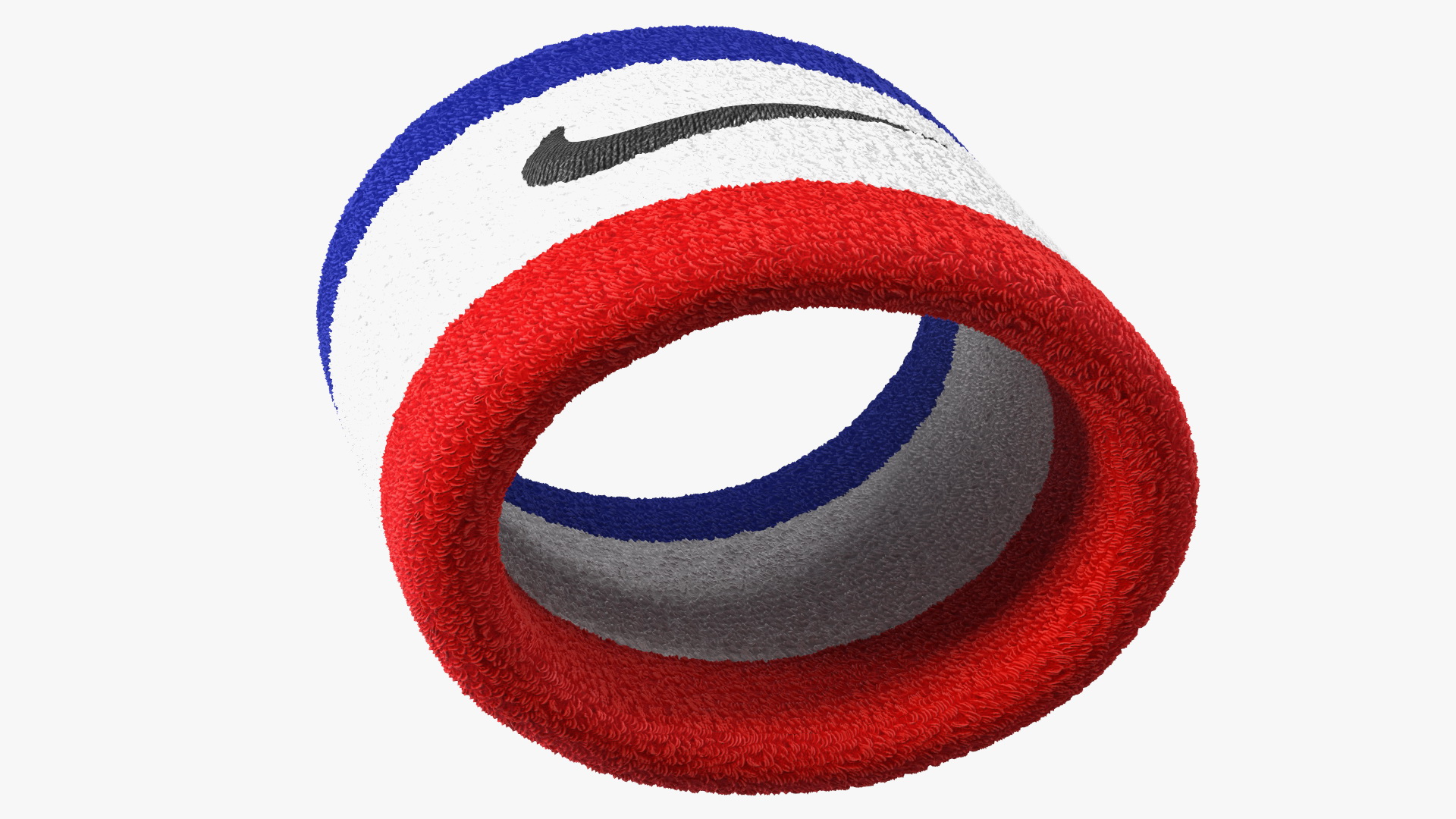 Nike Swoosh Wristband Colored 3D model