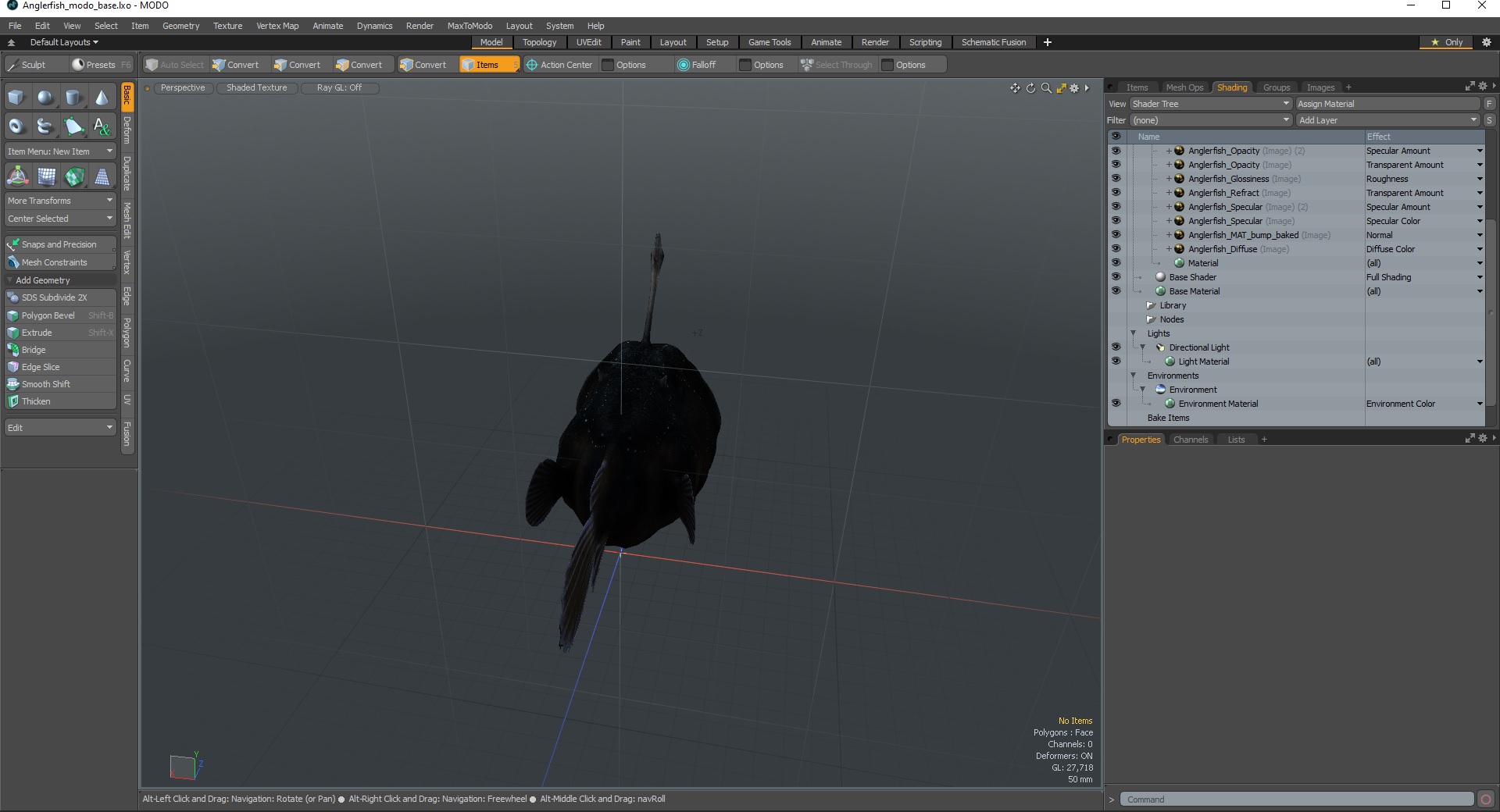 3D model Anglerfish