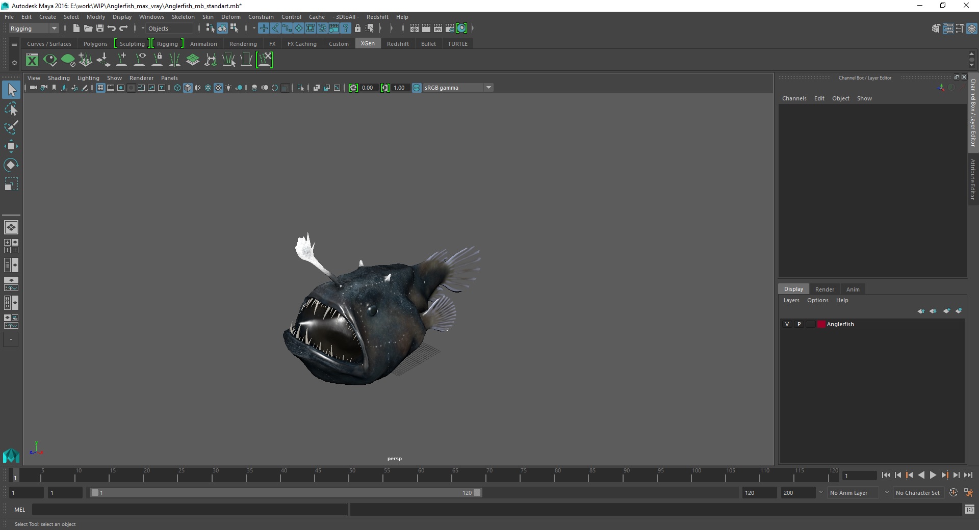 3D model Anglerfish