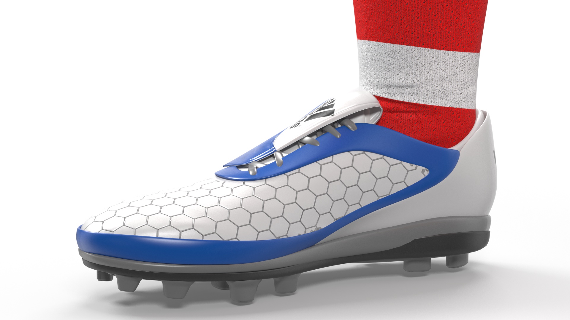 Male Soccer Player in Sportswear Rigged 3D model