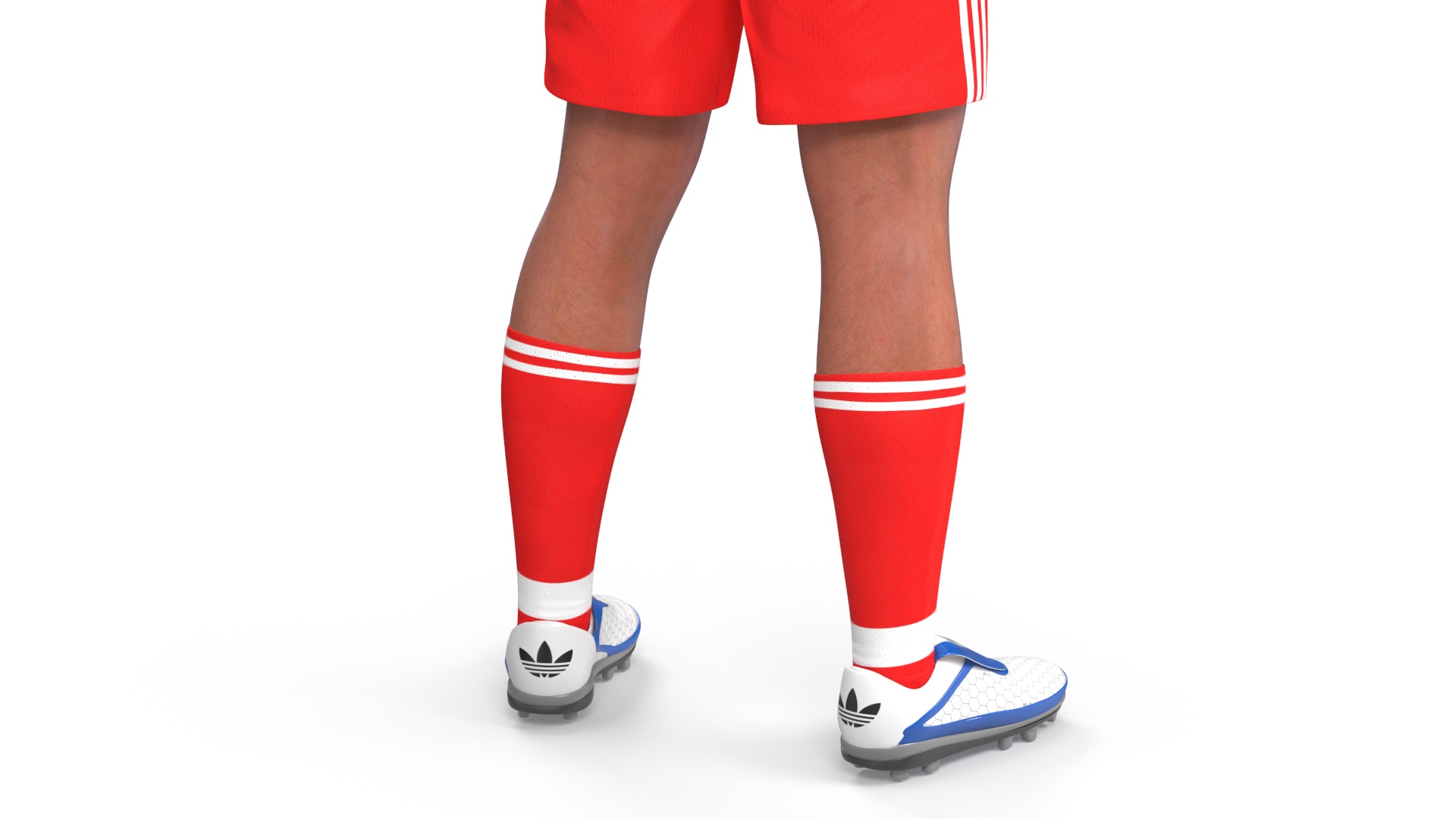 Male Soccer Player in Sportswear Rigged 3D model