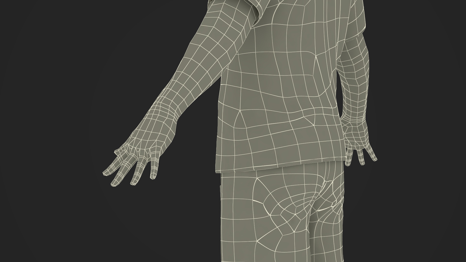 Male Soccer Player in Sportswear Rigged 3D model
