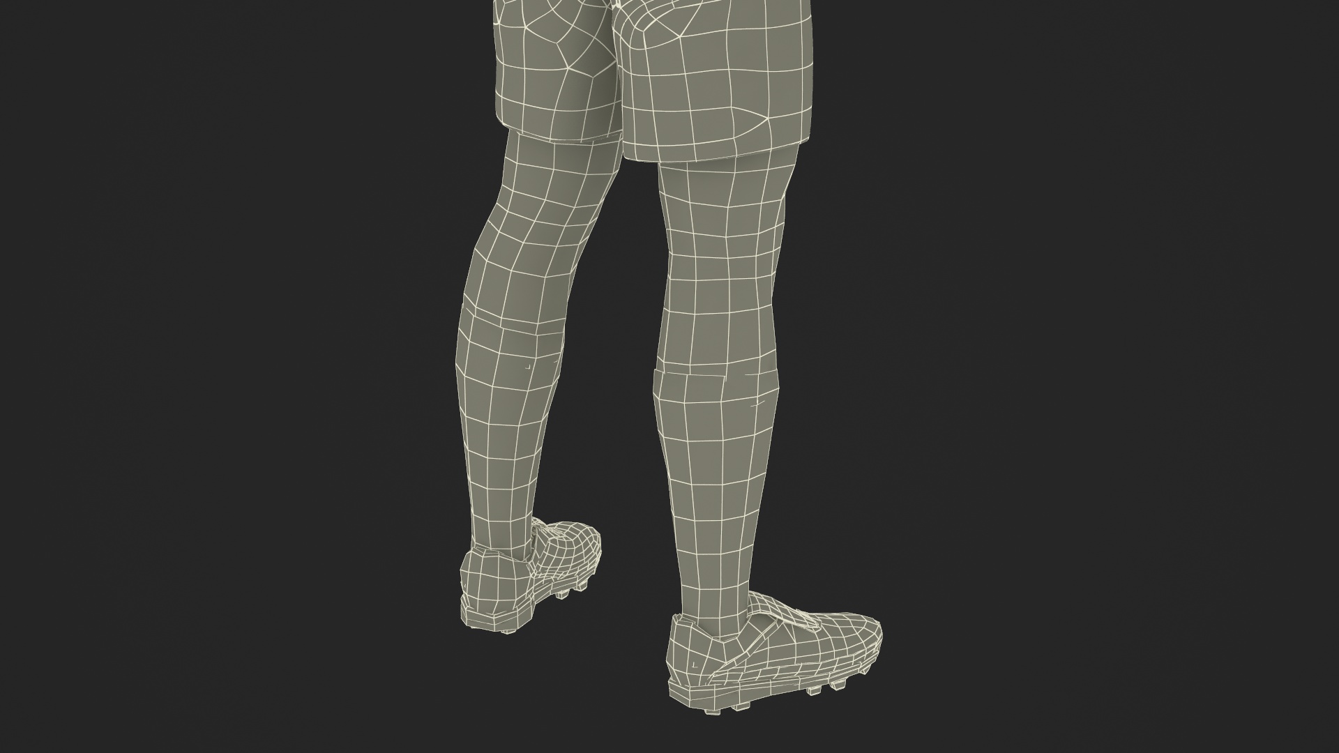 Male Soccer Player in Sportswear Rigged 3D model