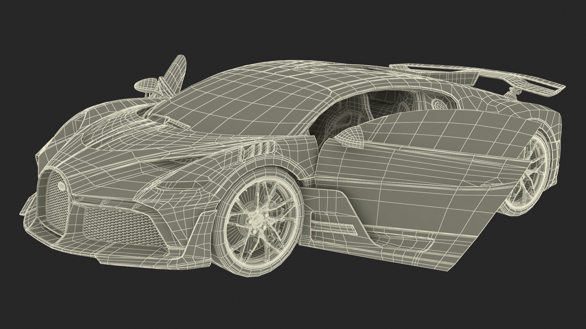 3D Bugatti Divo Lady Bug