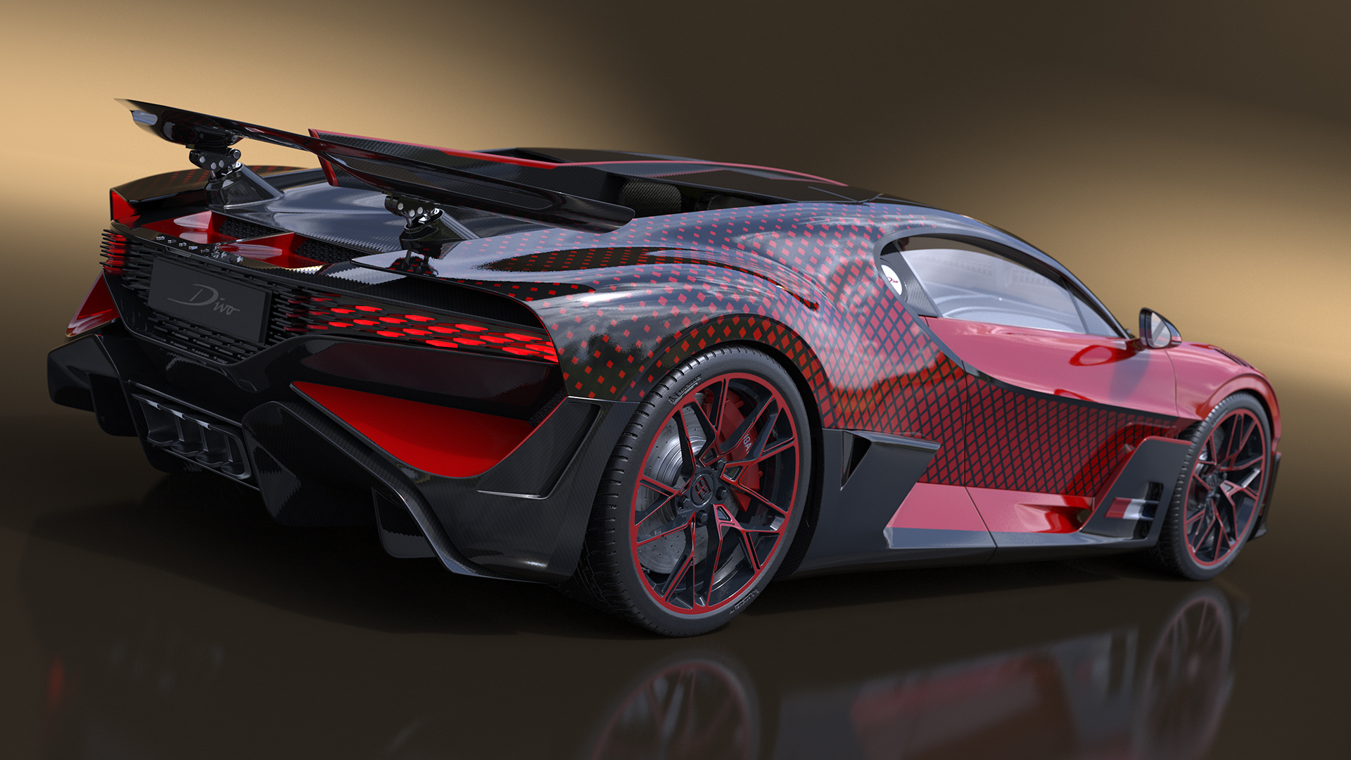 3D Bugatti Divo Lady Bug