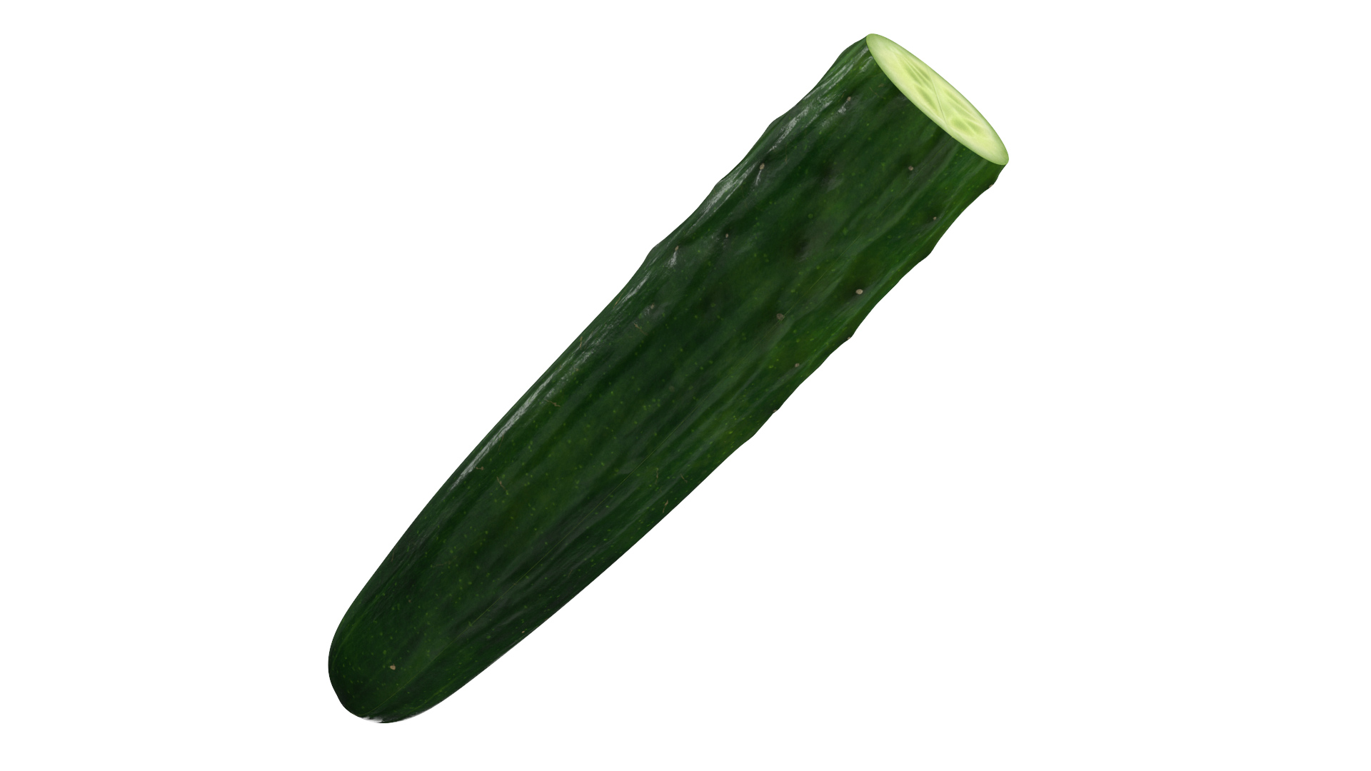 Cucumber Two Halves 3D model
