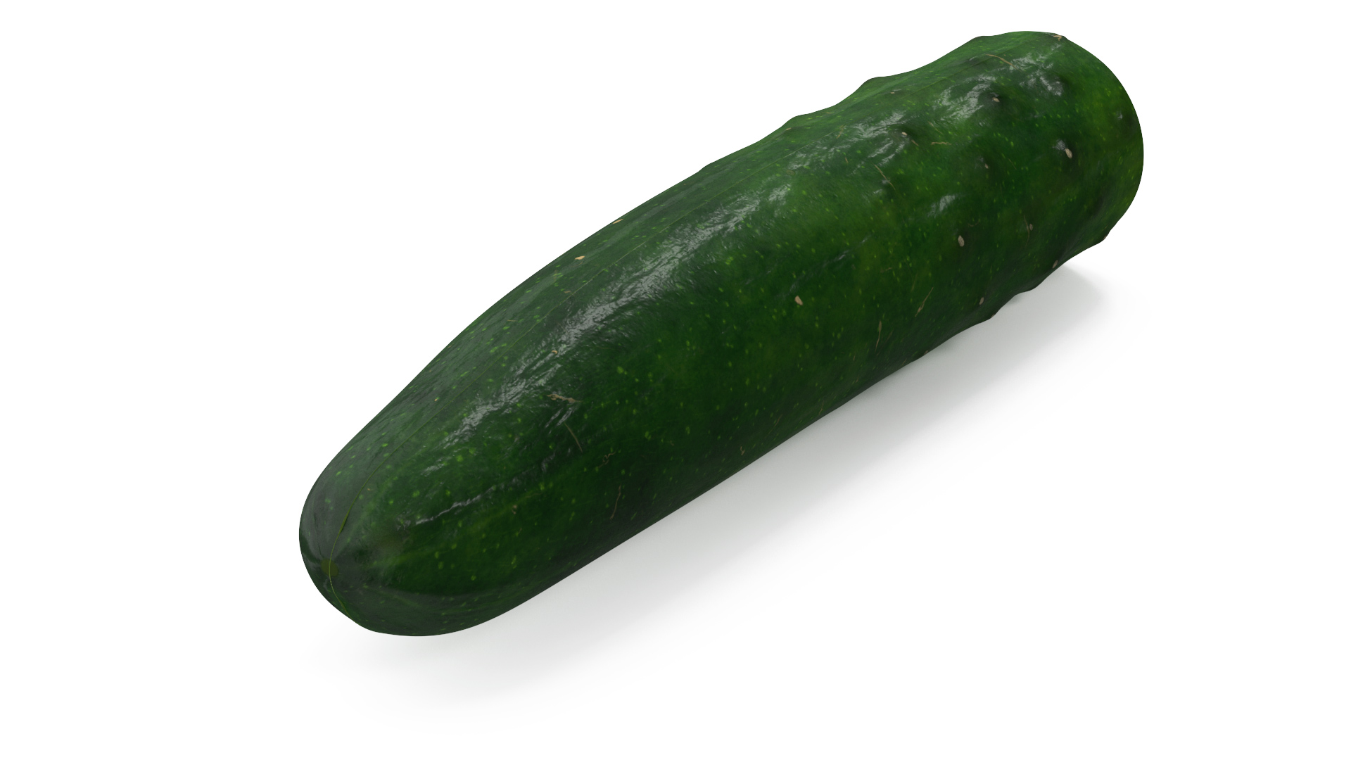 Cucumber Two Halves 3D model