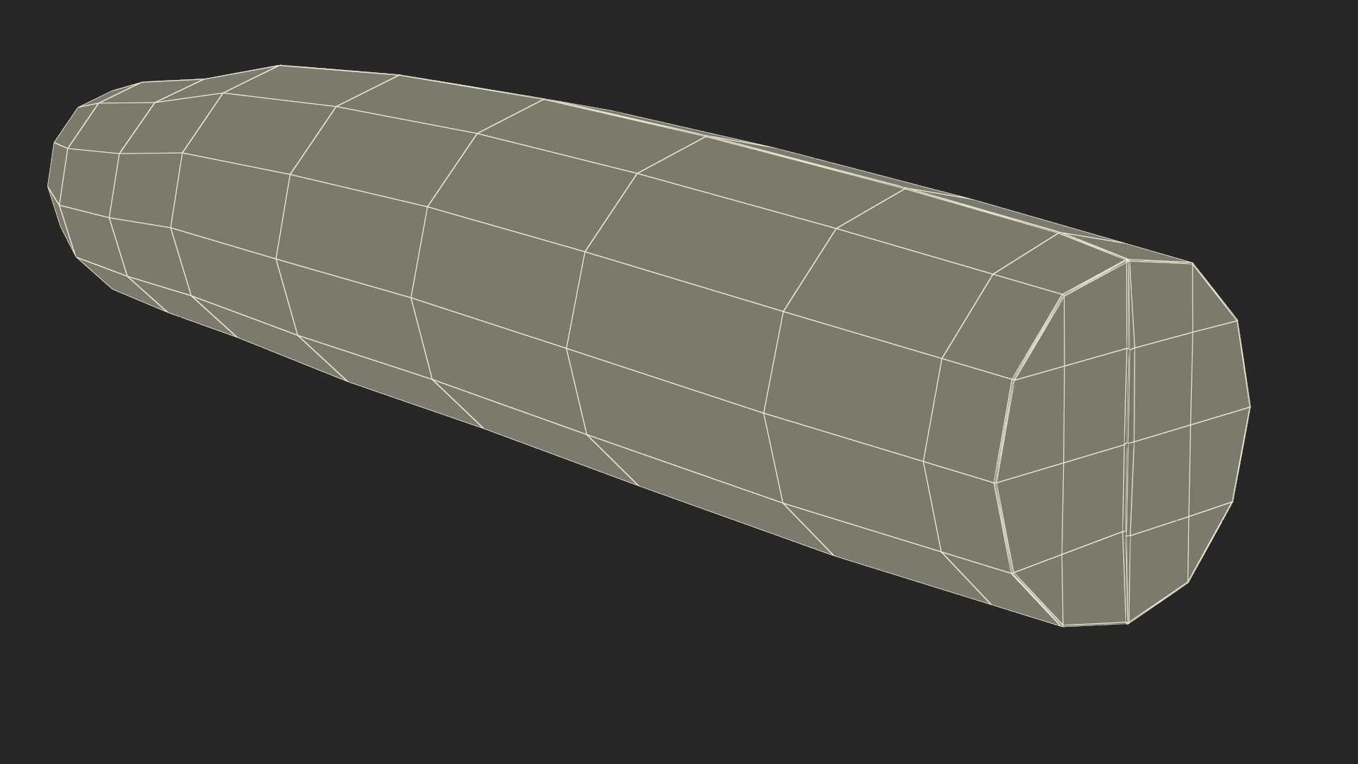Cucumber Two Halves 3D model