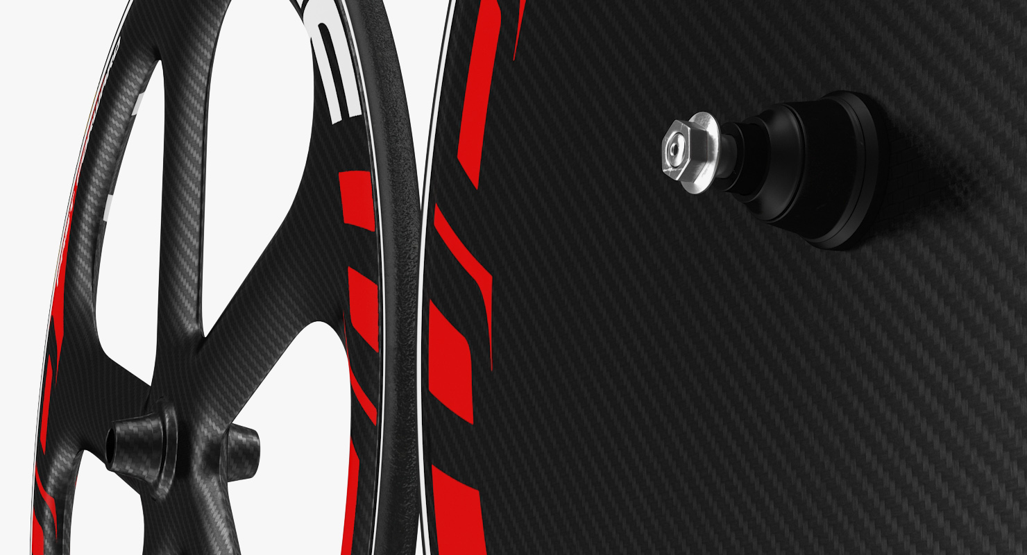 Track Bike Wheelset 3D model