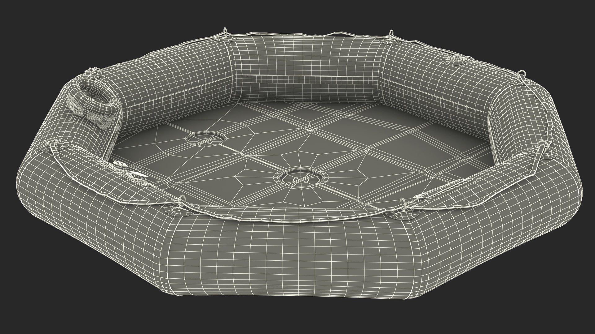 3D Superior HALO Life Raft model