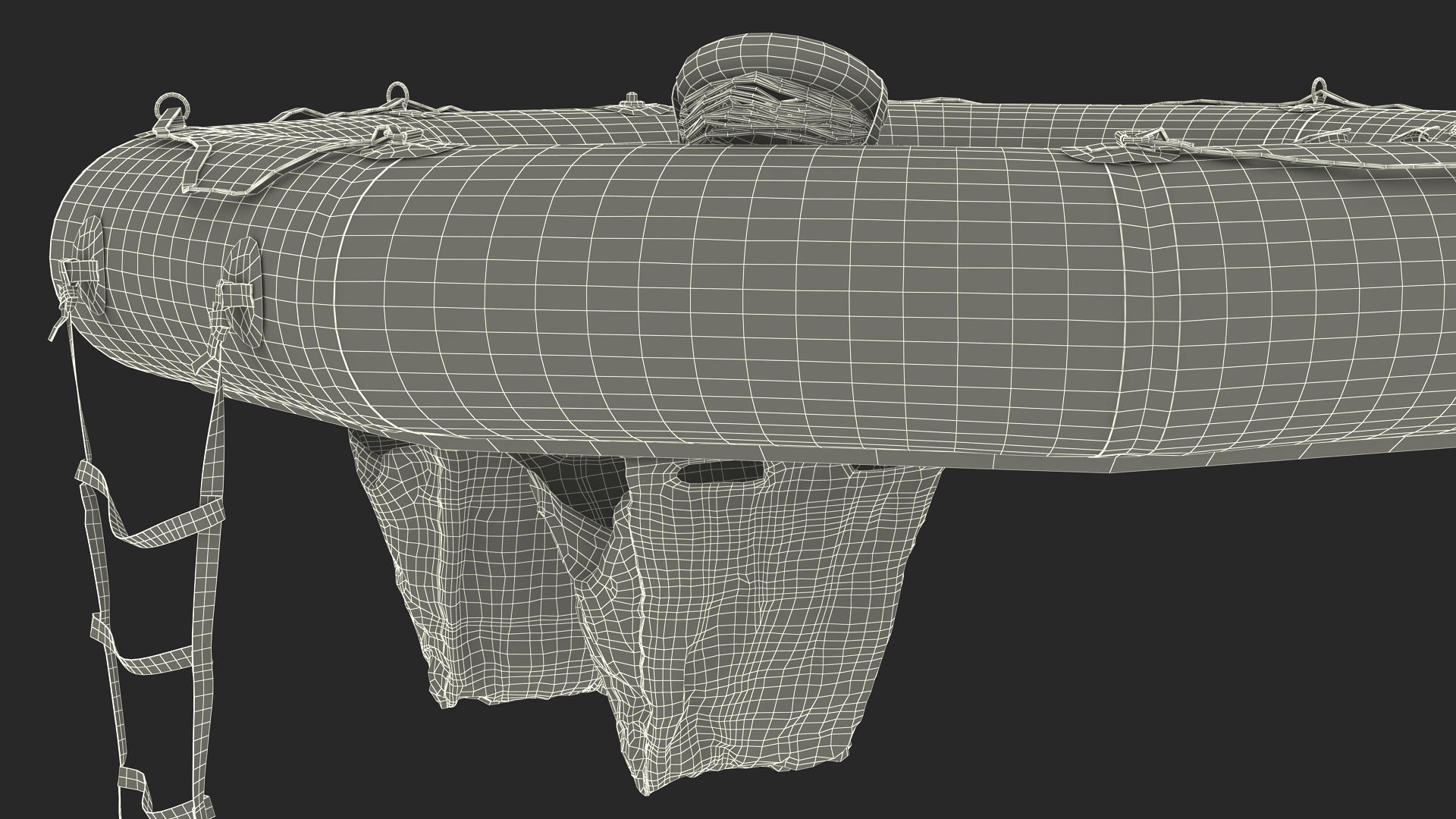 3D Superior HALO Life Raft model