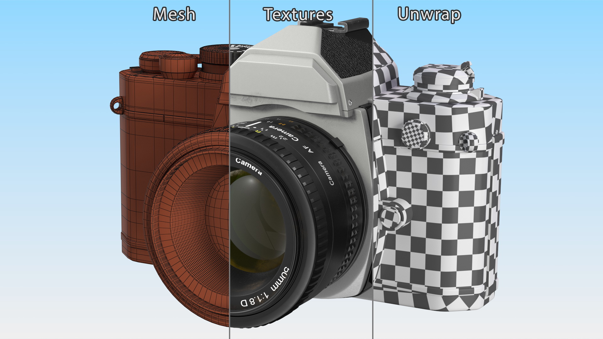 Vintage Classic Film Camera 35mm 3D