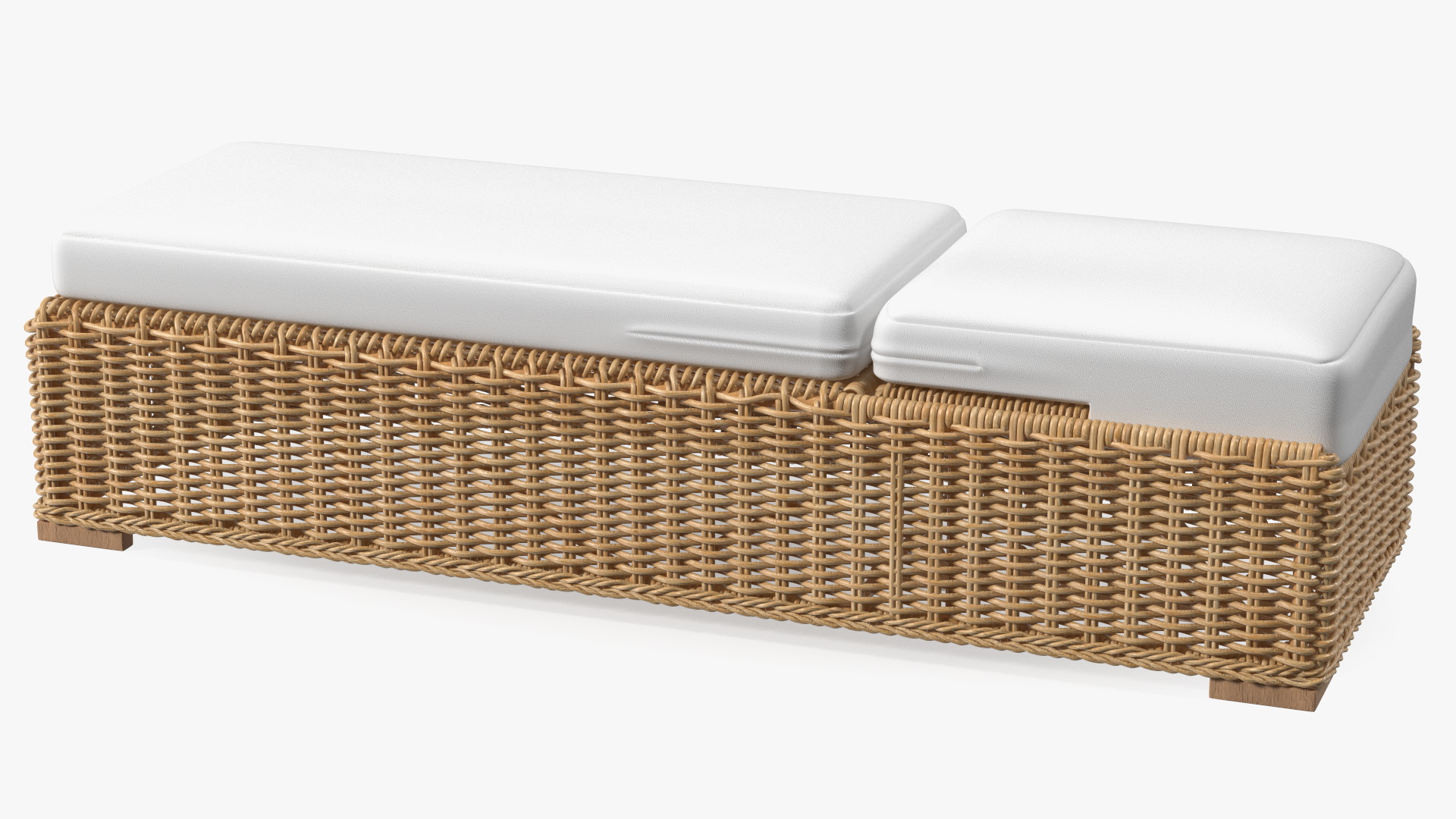 Poolside Reclining Lounge Chaise 3D