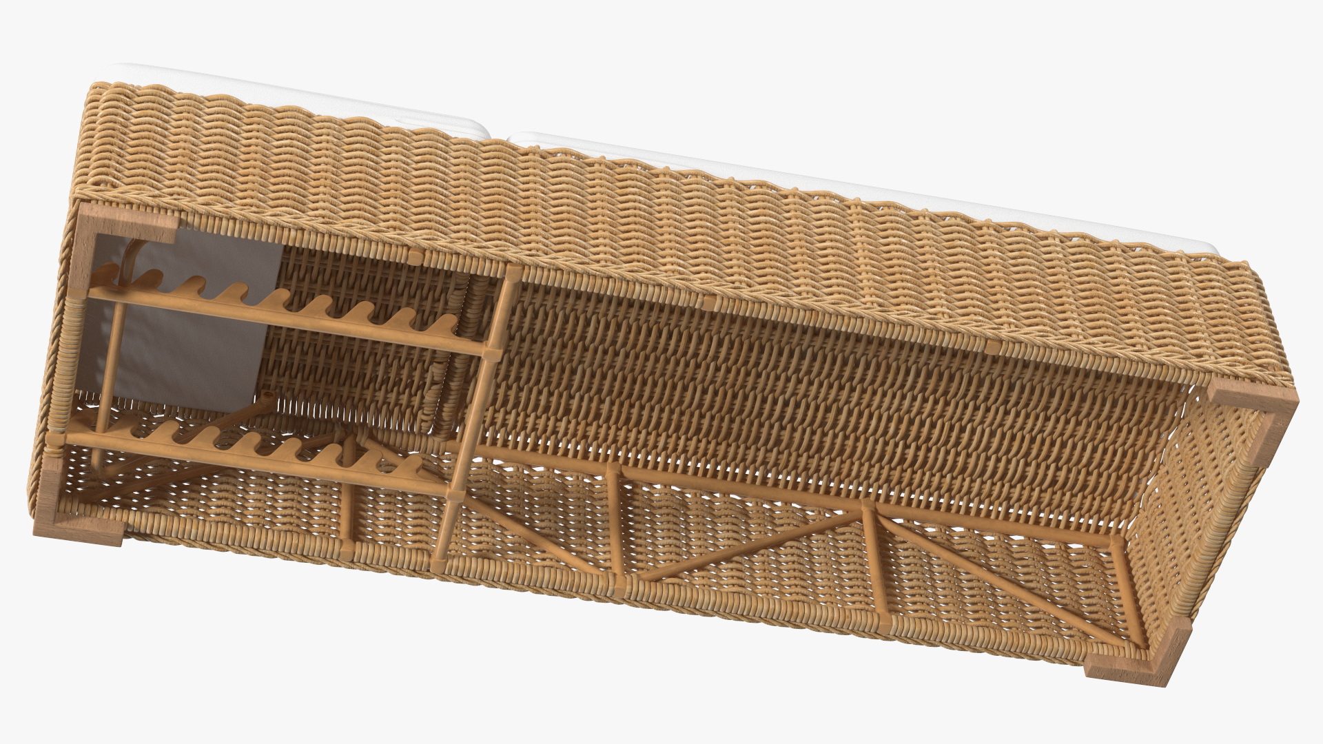 Poolside Reclining Lounge Chaise 3D
