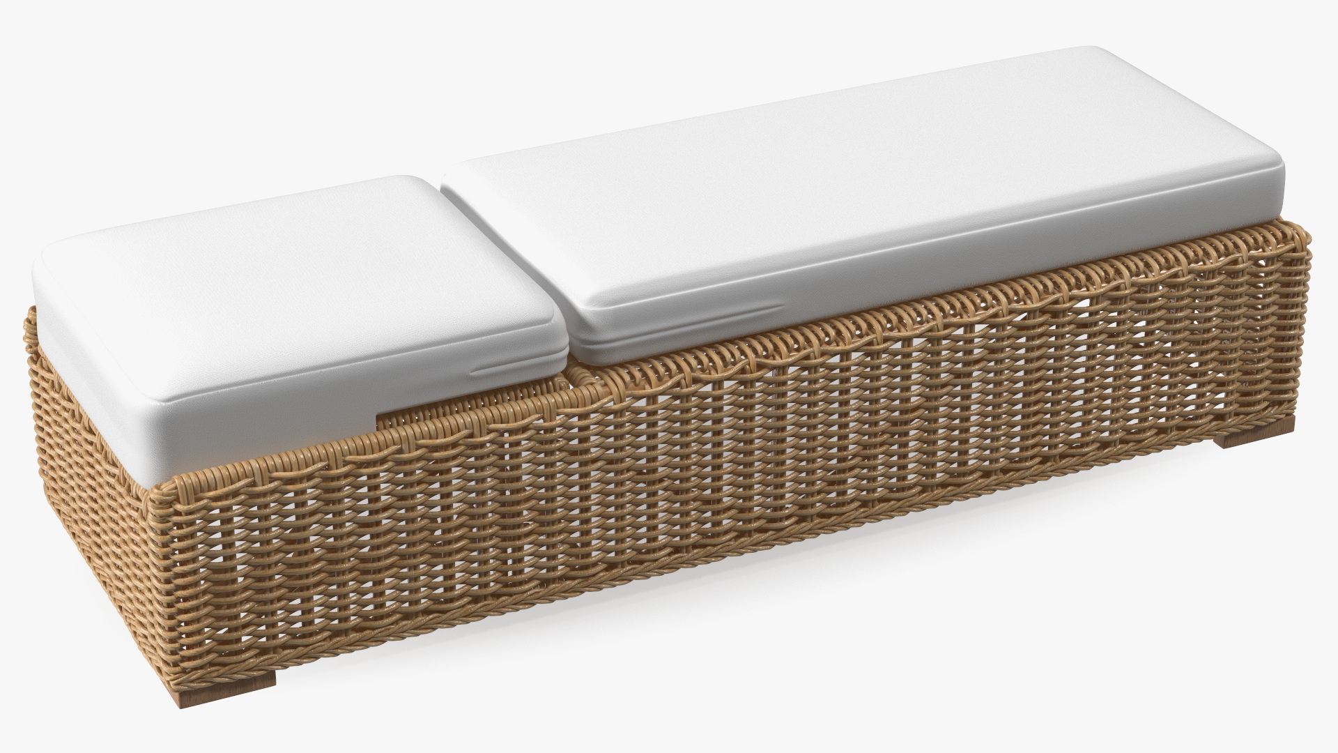 Poolside Reclining Lounge Chaise 3D