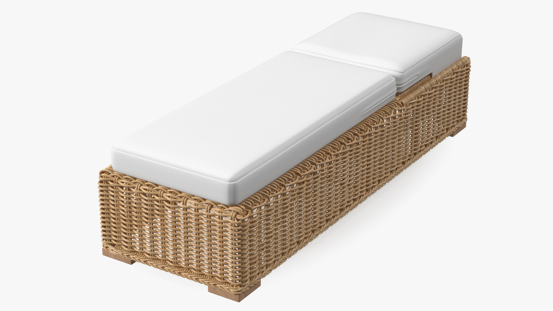 Poolside Reclining Lounge Chaise 3D