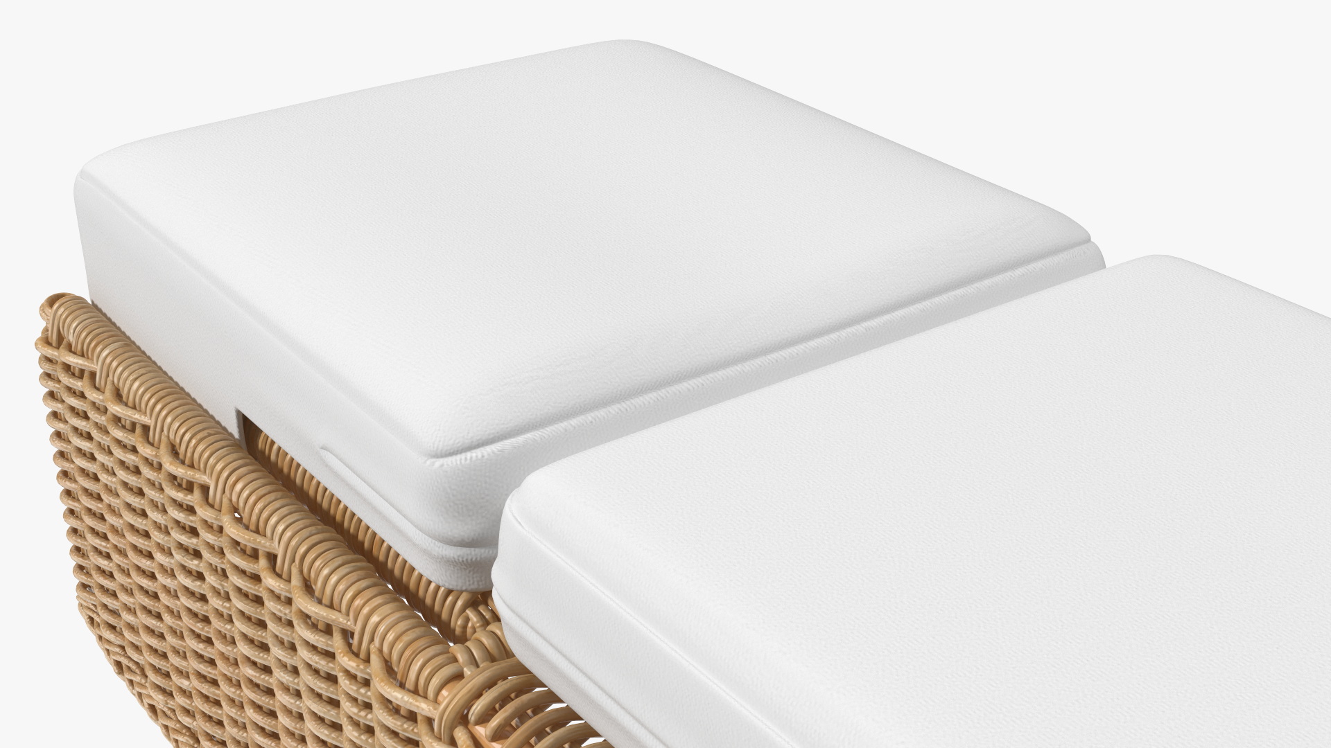 Poolside Reclining Lounge Chaise 3D