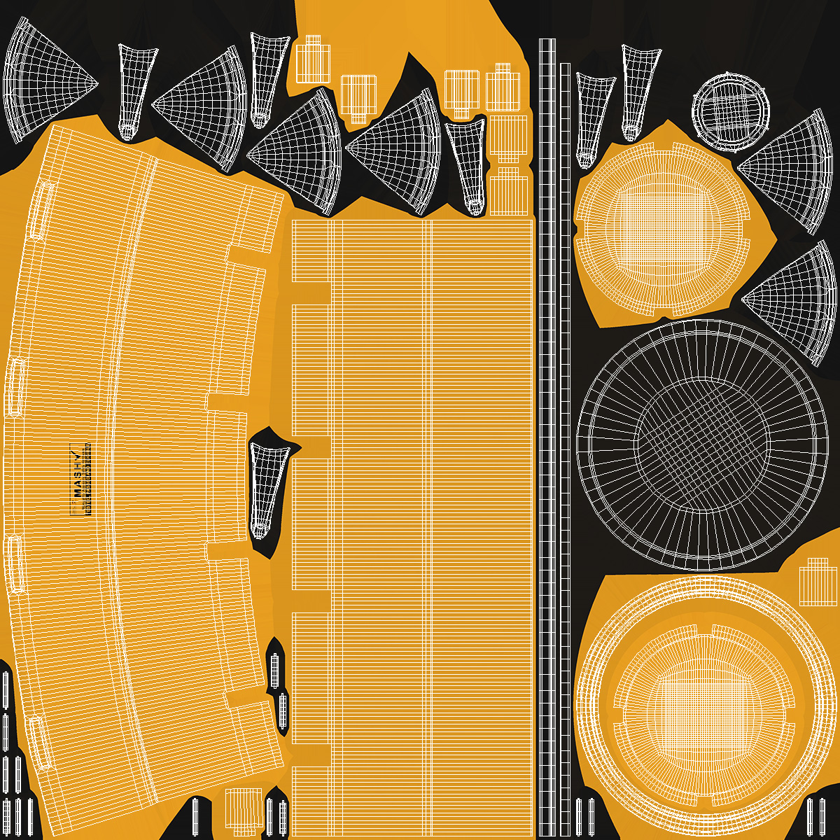 3D model Internal Sand Barrel
