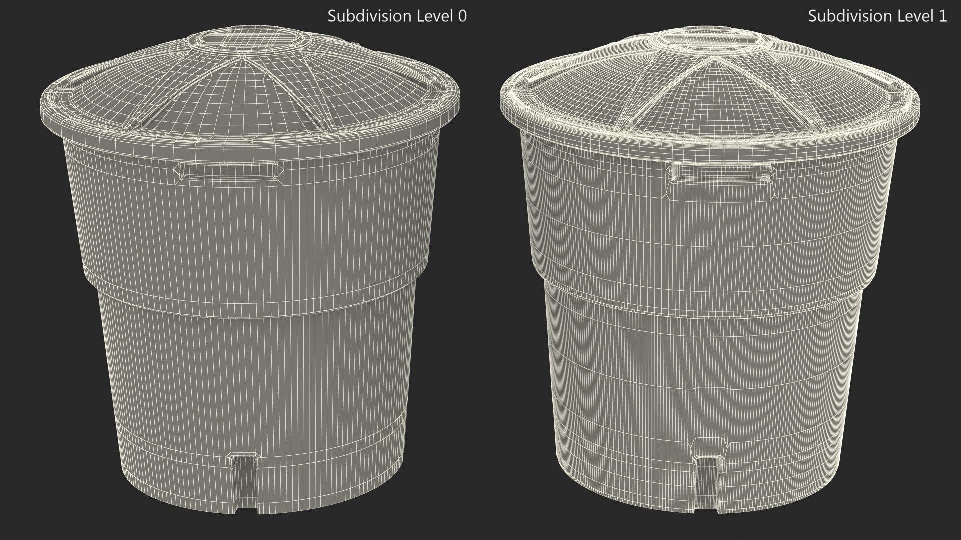 3D model Internal Sand Barrel