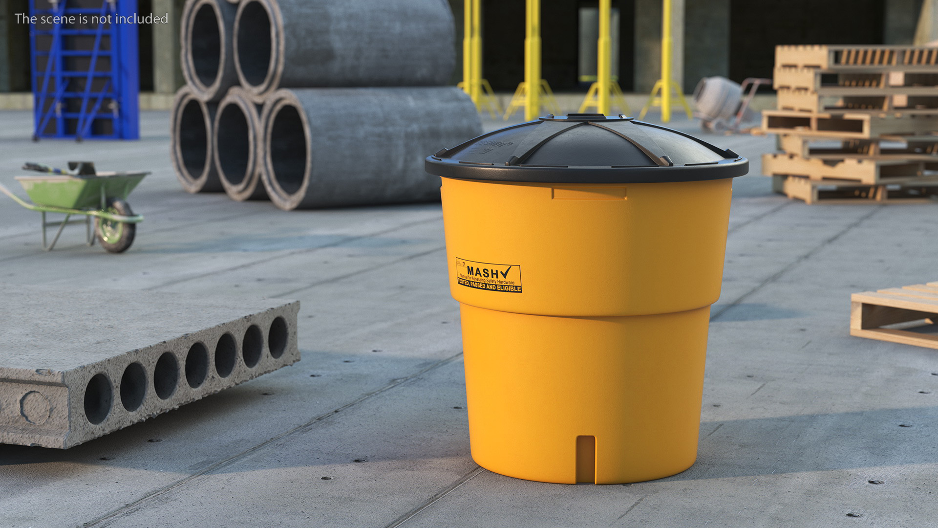 3D model Internal Sand Barrel