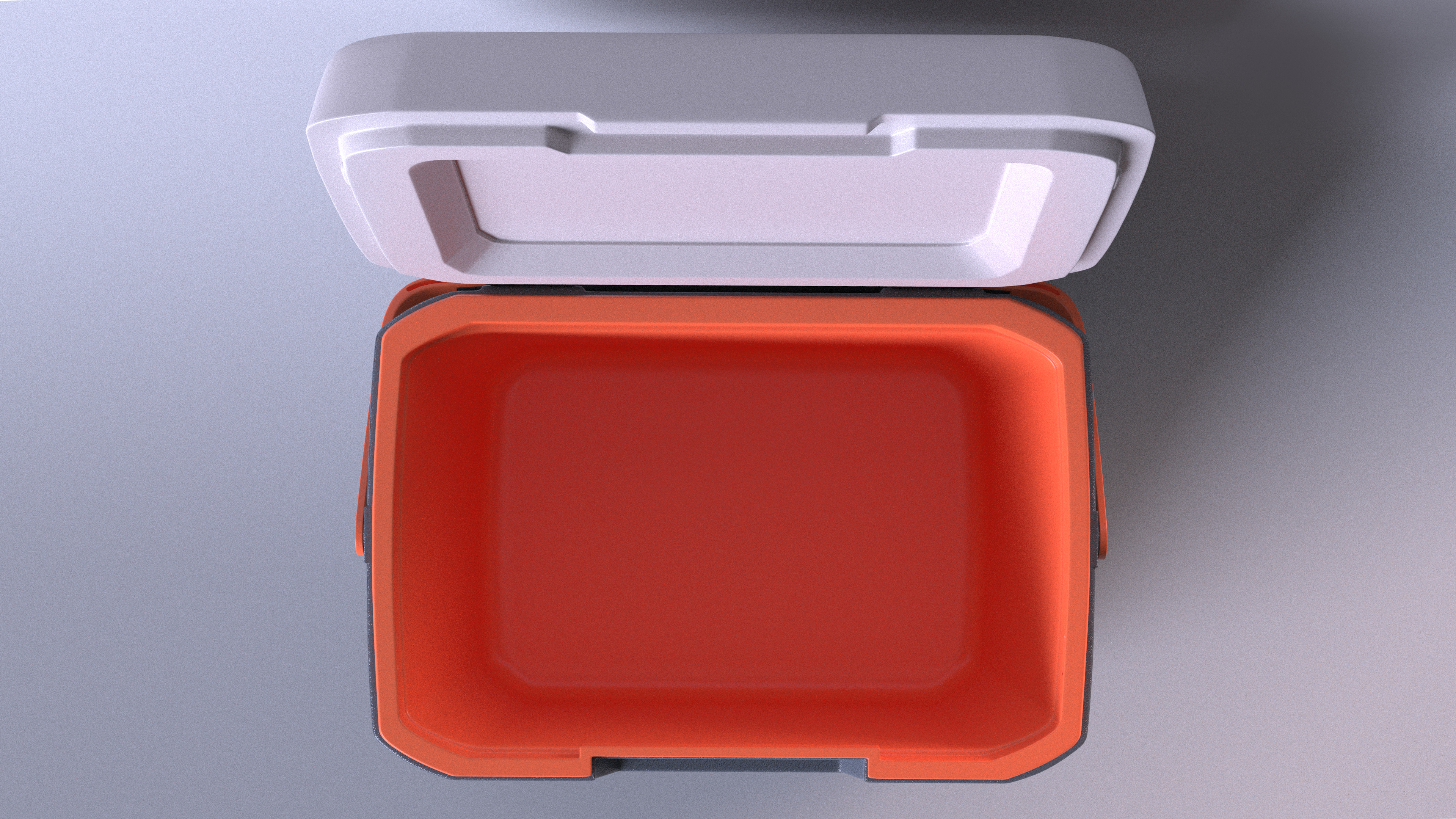 Coleman Cool Box 28 QT Gray Rigged 3D model