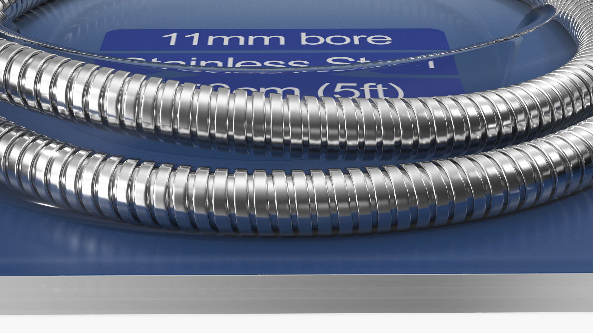 3D model Shower Hose Packed Chrome