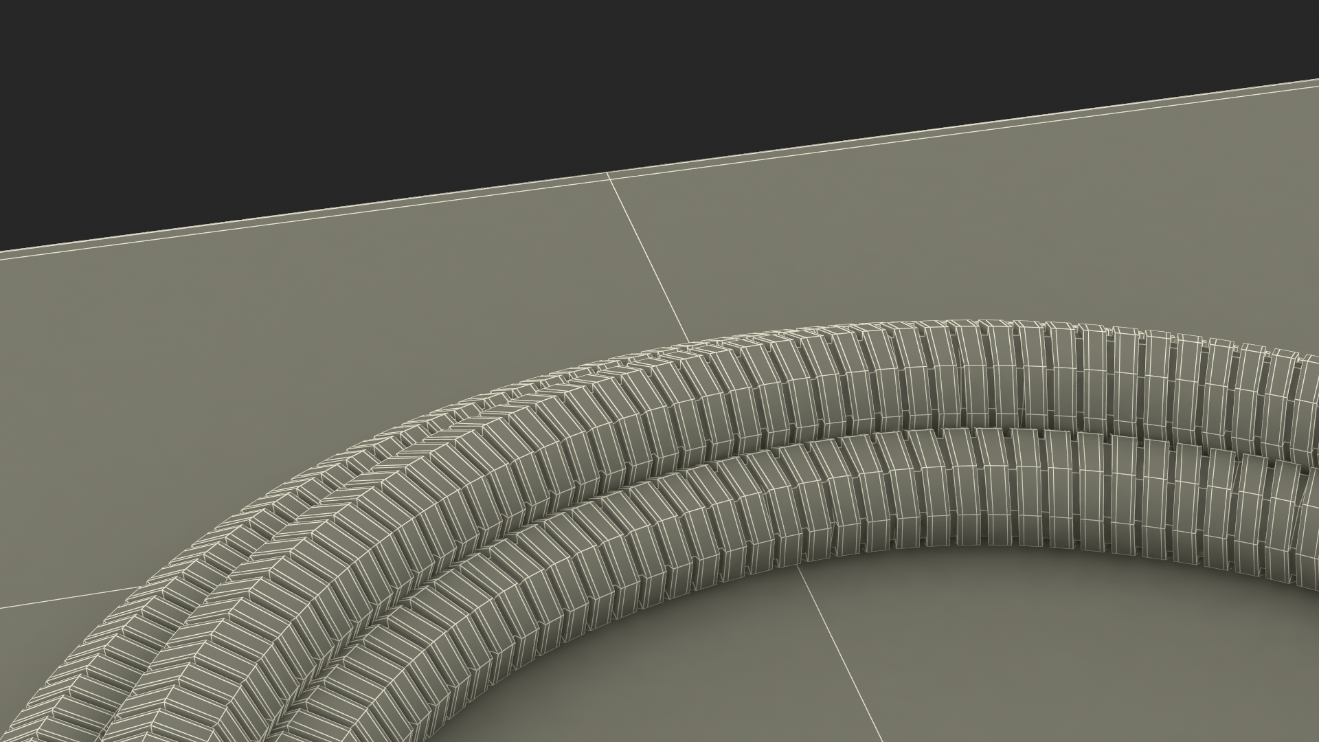 3D model Shower Hose Packed Chrome