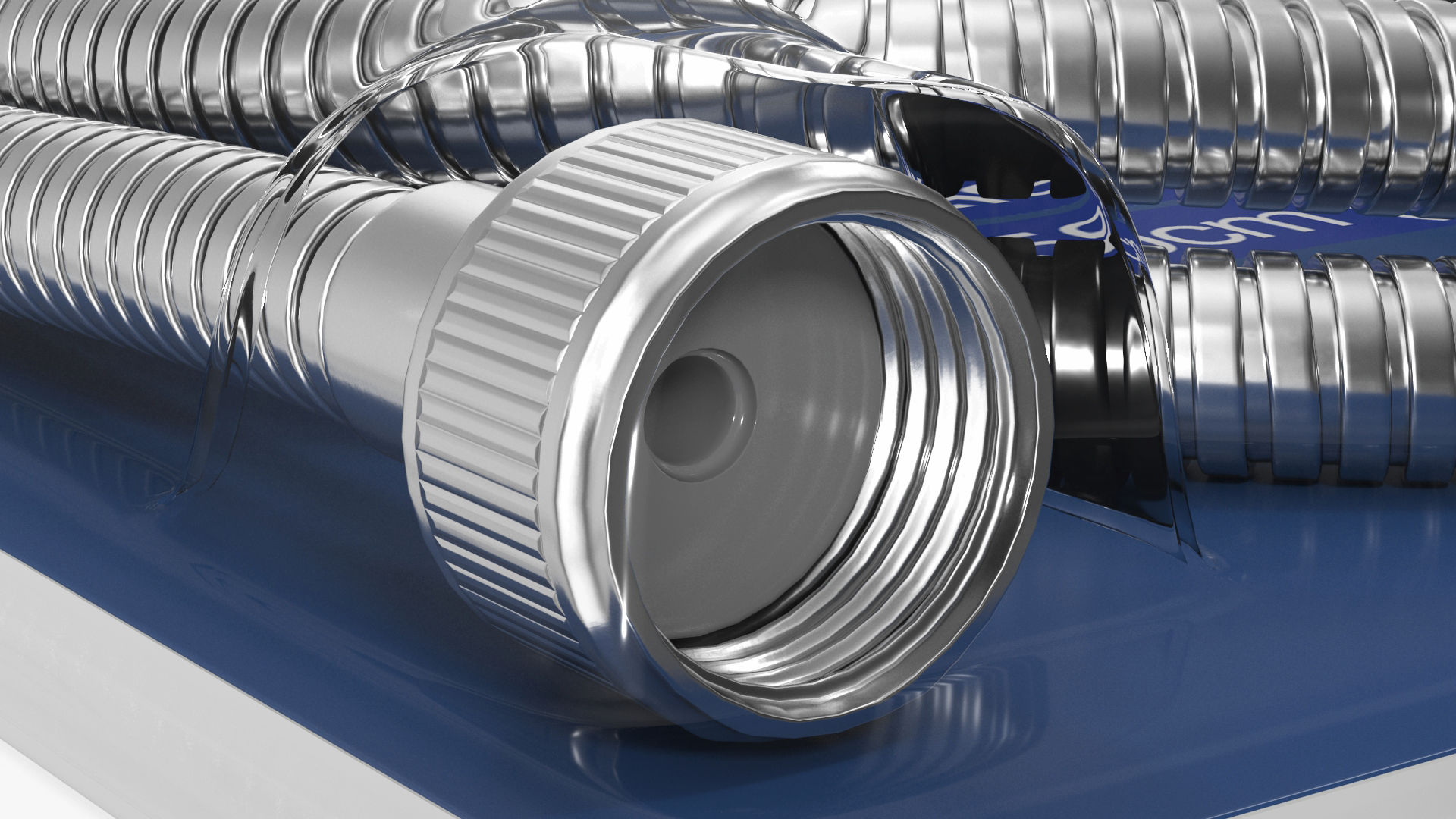 3D model Shower Hose Packed Chrome