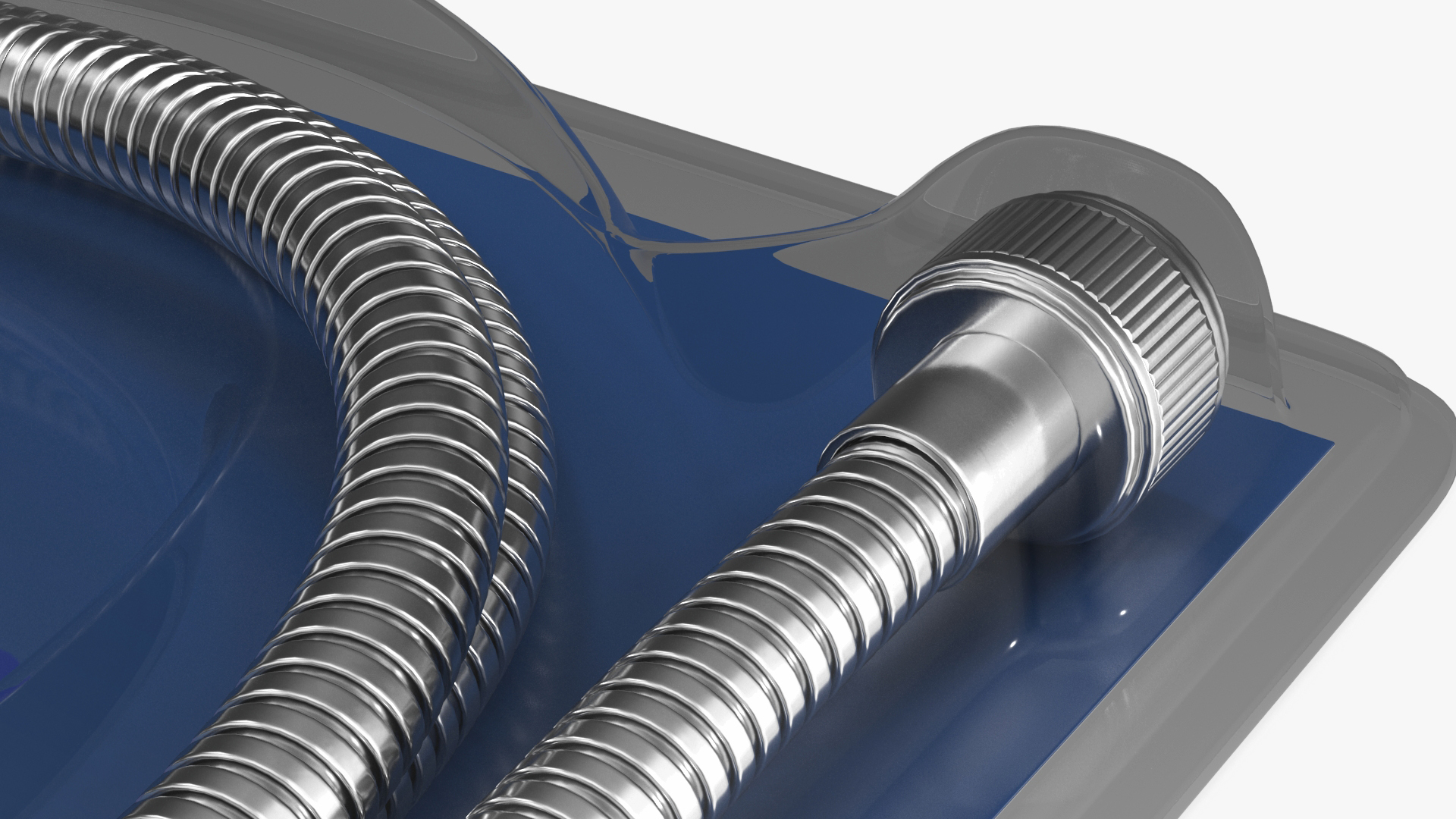 3D model Shower Hose Packed Chrome