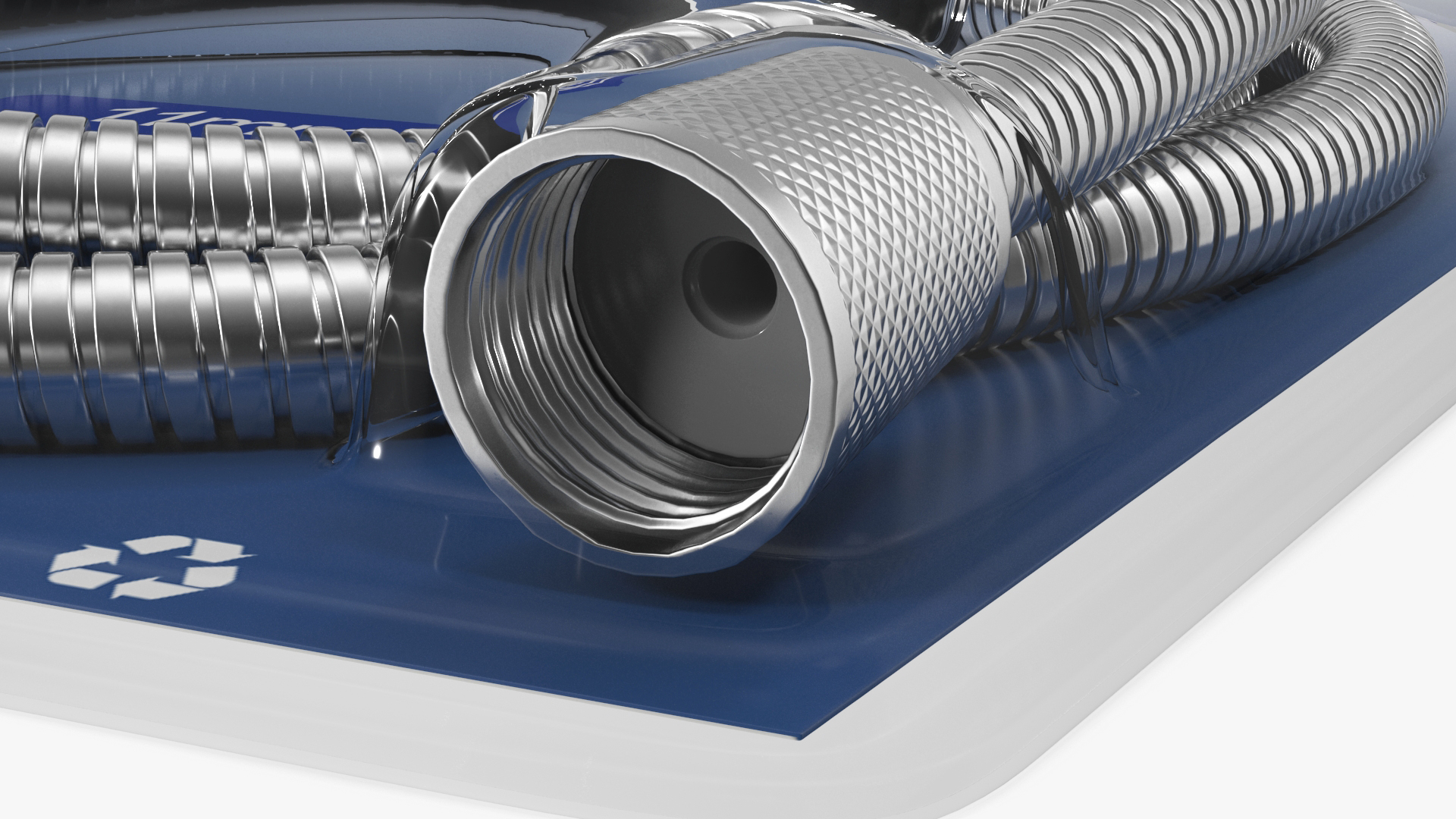 3D model Shower Hose Packed Chrome