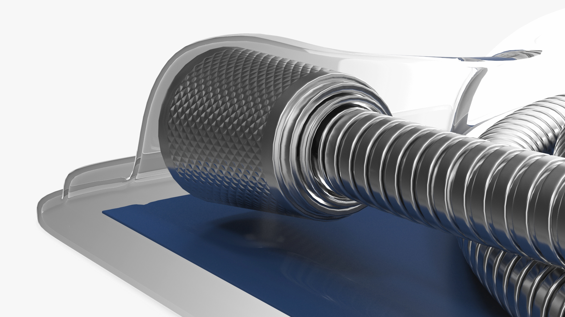 3D model Shower Hose Packed Chrome